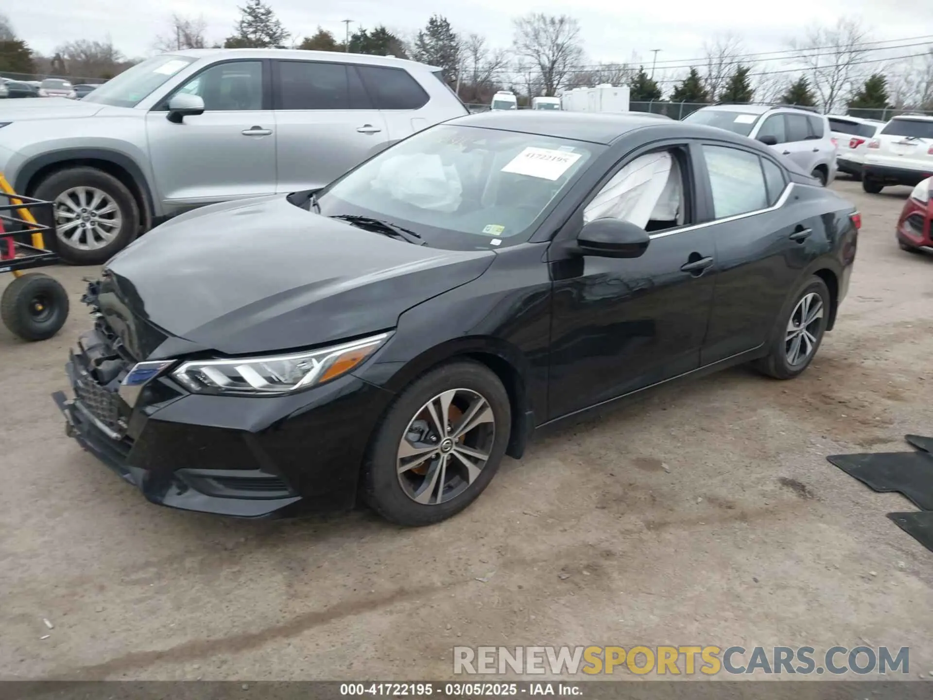 2 Photograph of a damaged car 3N1AB8CV8NY216134 NISSAN SENTRA 2022