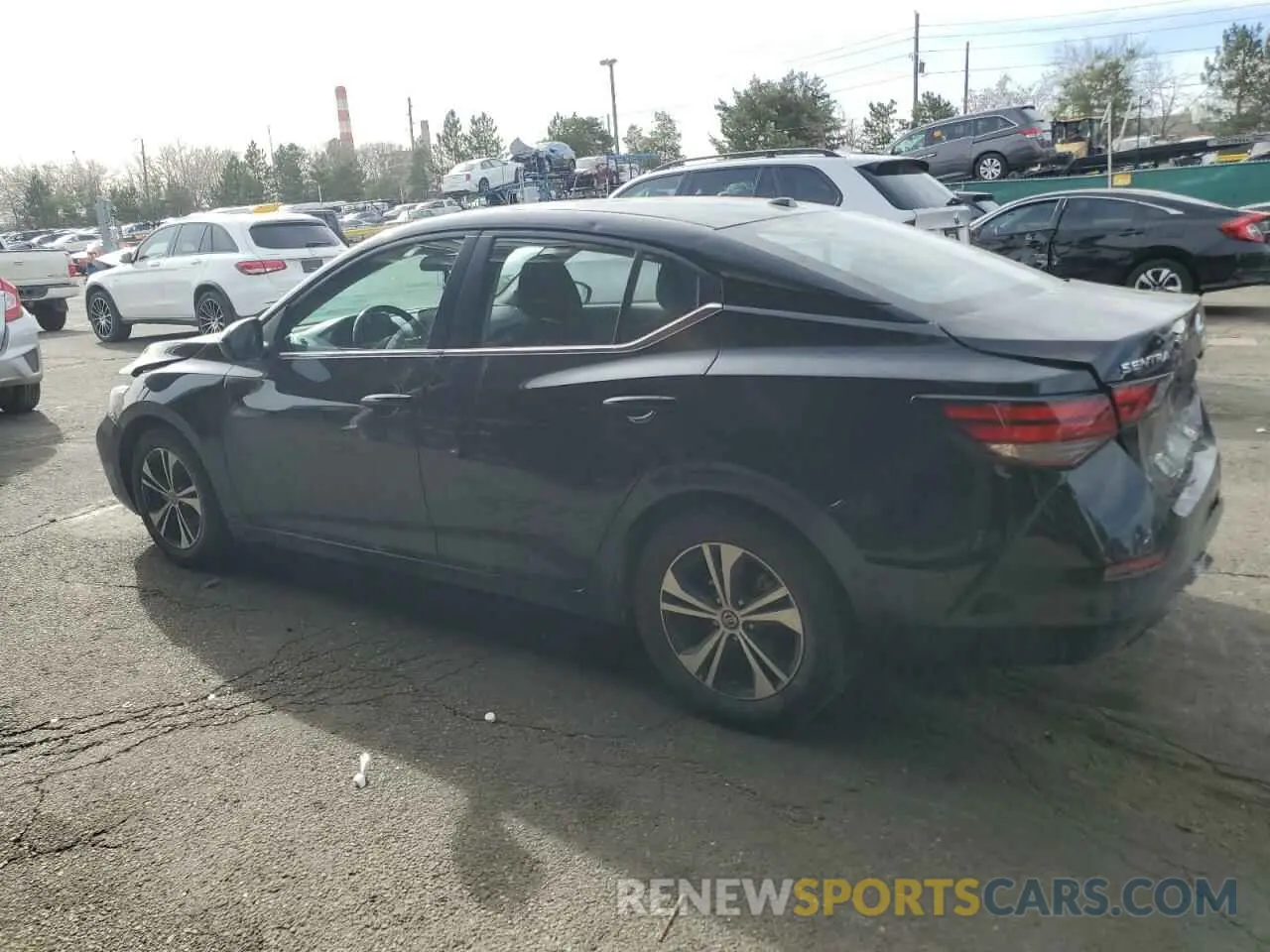 2 Photograph of a damaged car 3N1AB8CV8NY222516 NISSAN SENTRA 2022