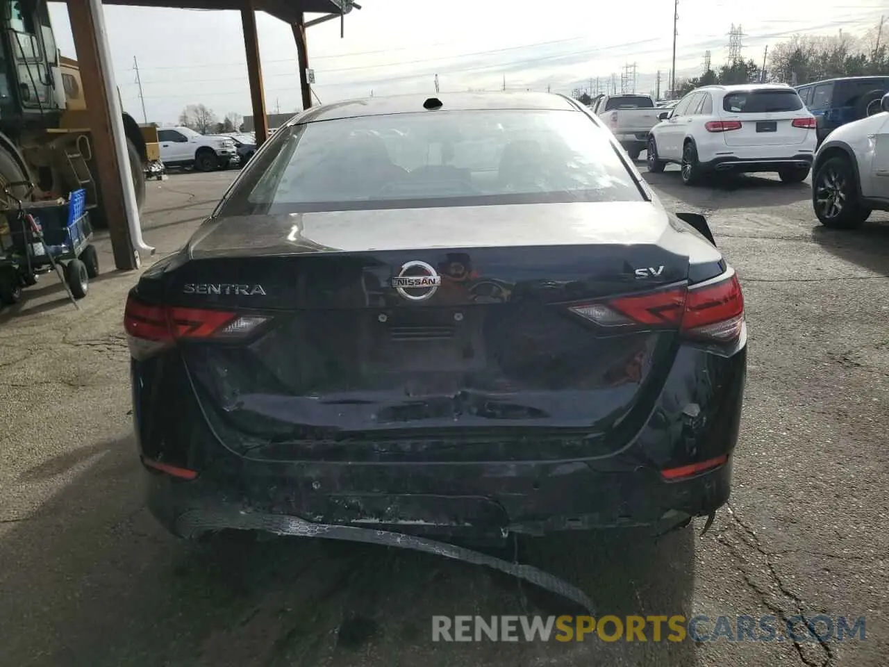 6 Photograph of a damaged car 3N1AB8CV8NY222516 NISSAN SENTRA 2022