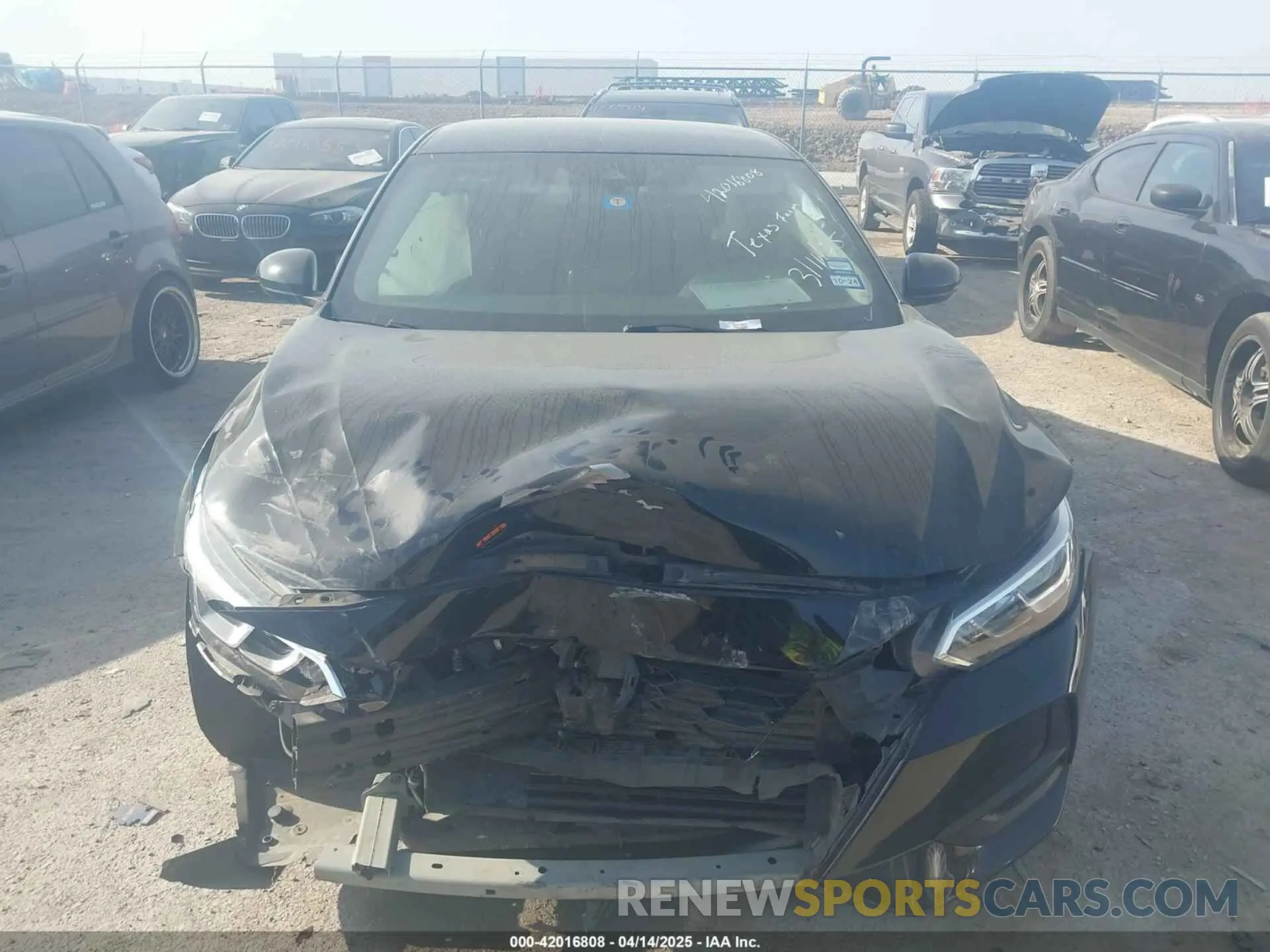 12 Photograph of a damaged car 3N1AB8CV8NY231605 NISSAN SENTRA 2022
