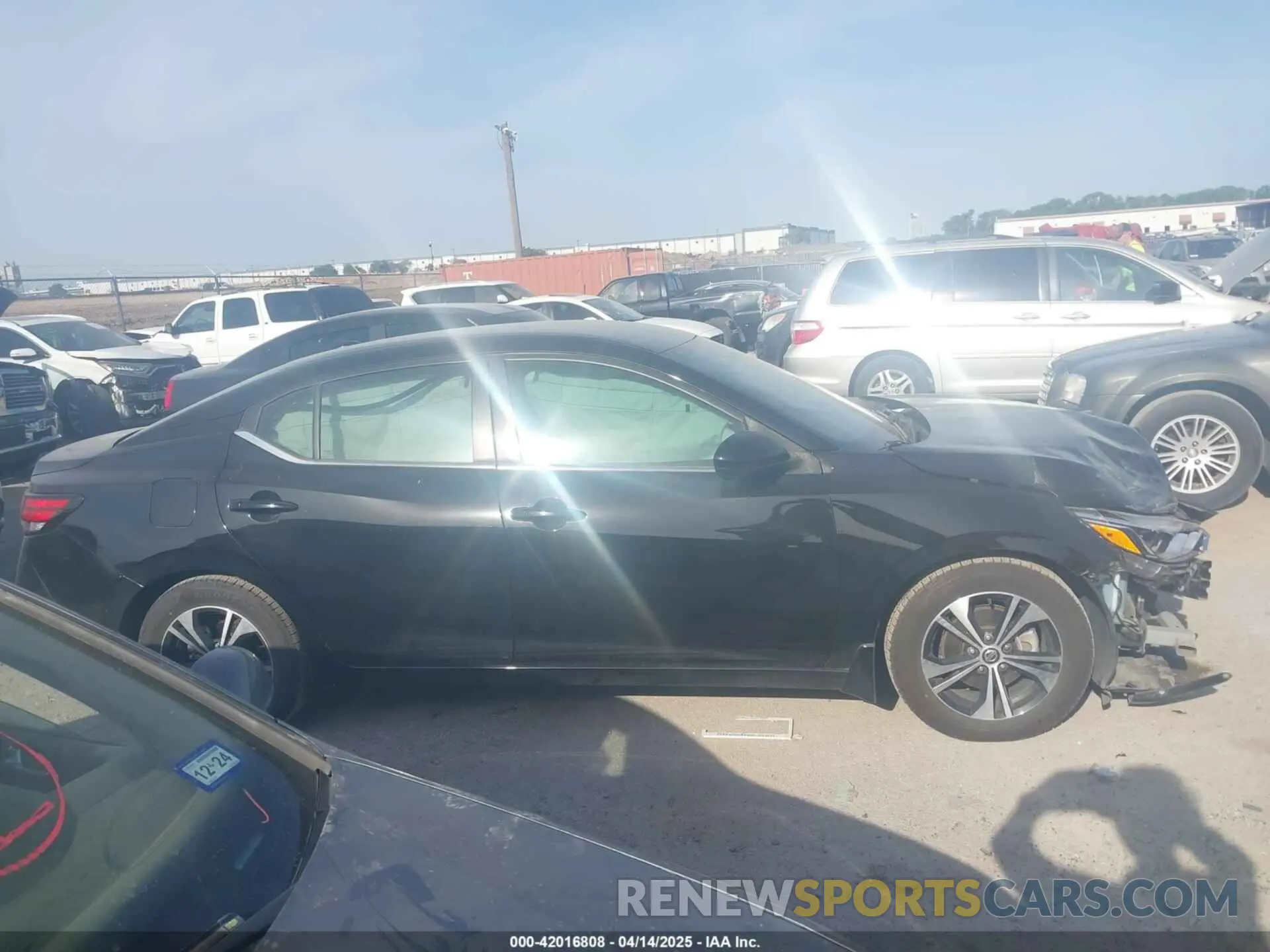 13 Photograph of a damaged car 3N1AB8CV8NY231605 NISSAN SENTRA 2022