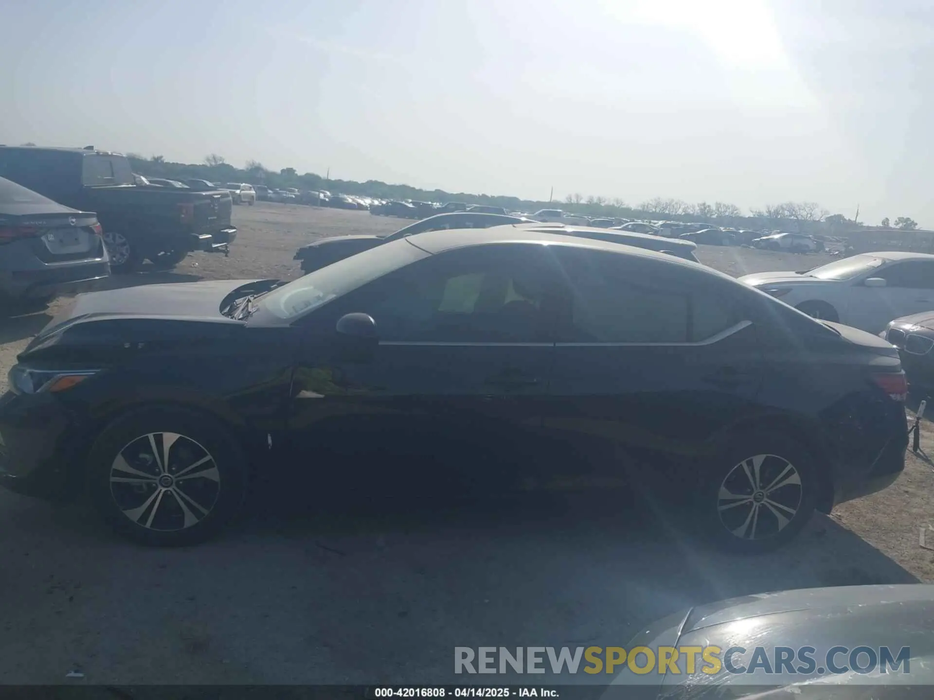 14 Photograph of a damaged car 3N1AB8CV8NY231605 NISSAN SENTRA 2022