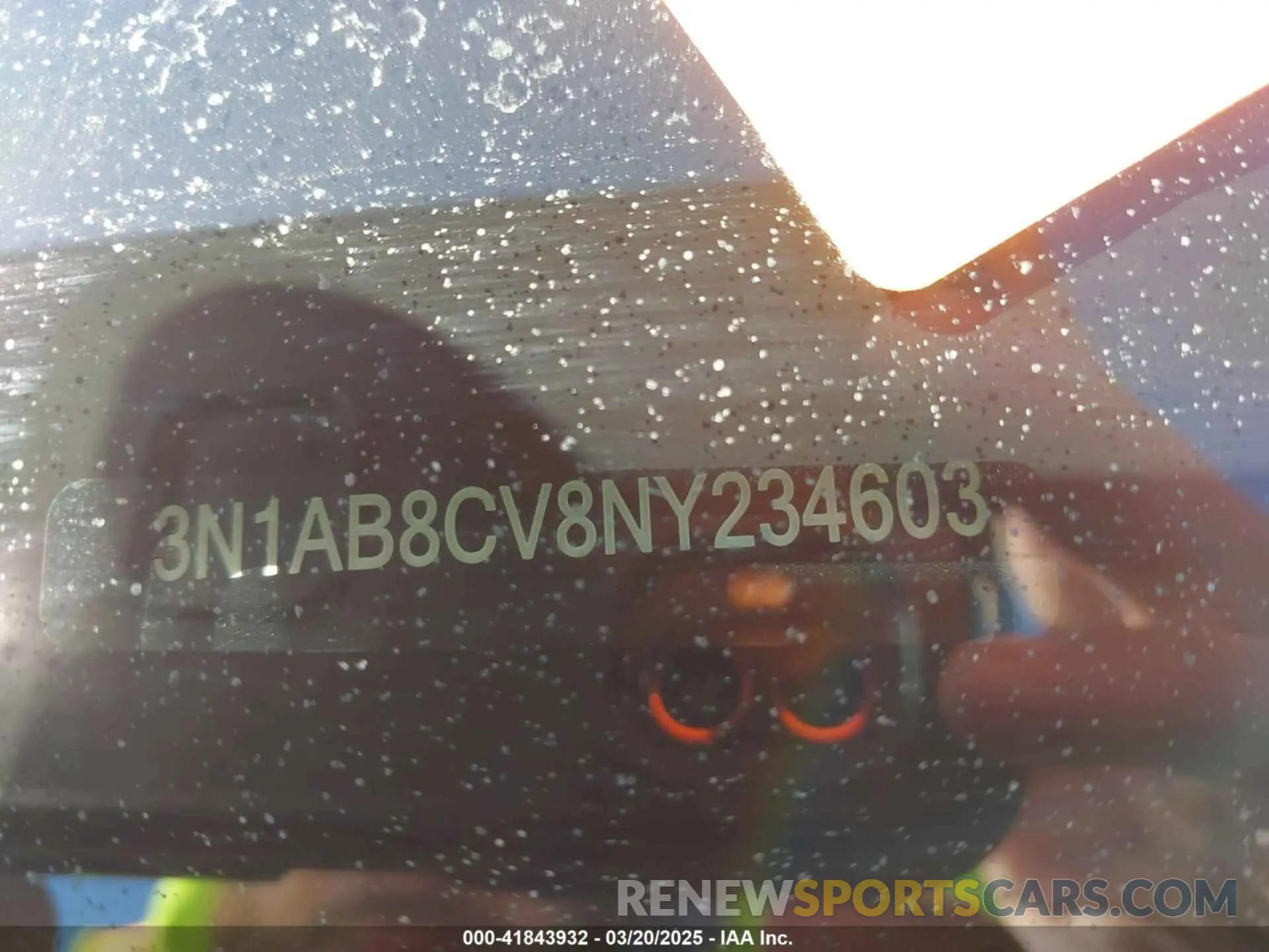 9 Photograph of a damaged car 3N1AB8CV8NY234603 NISSAN SENTRA 2022