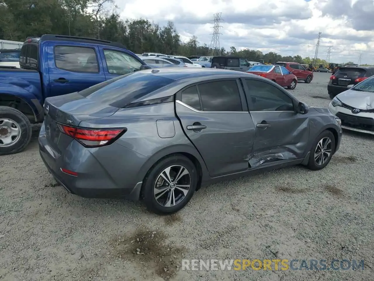 3 Photograph of a damaged car 3N1AB8CV8NY246430 NISSAN SENTRA 2022
