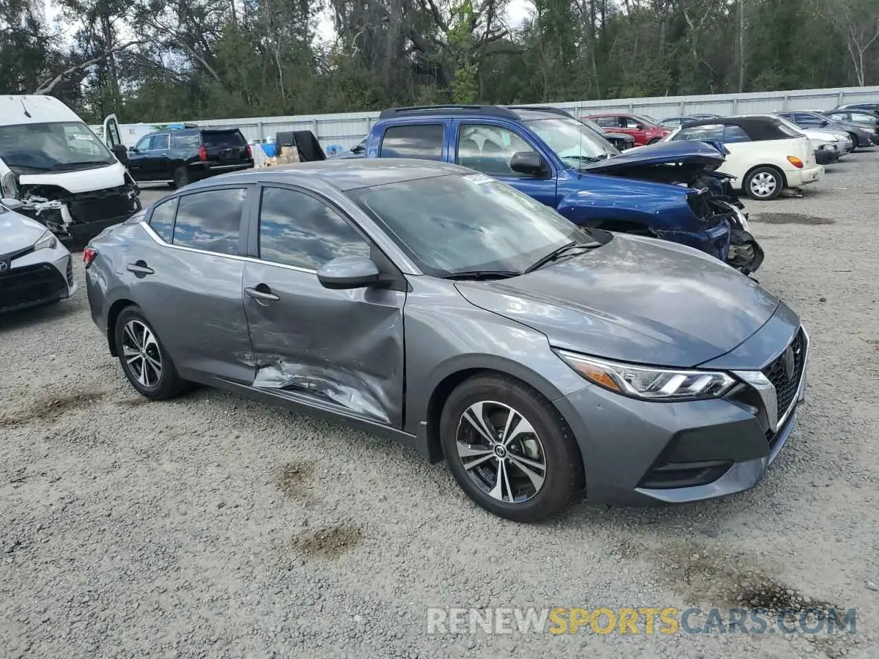 4 Photograph of a damaged car 3N1AB8CV8NY246430 NISSAN SENTRA 2022