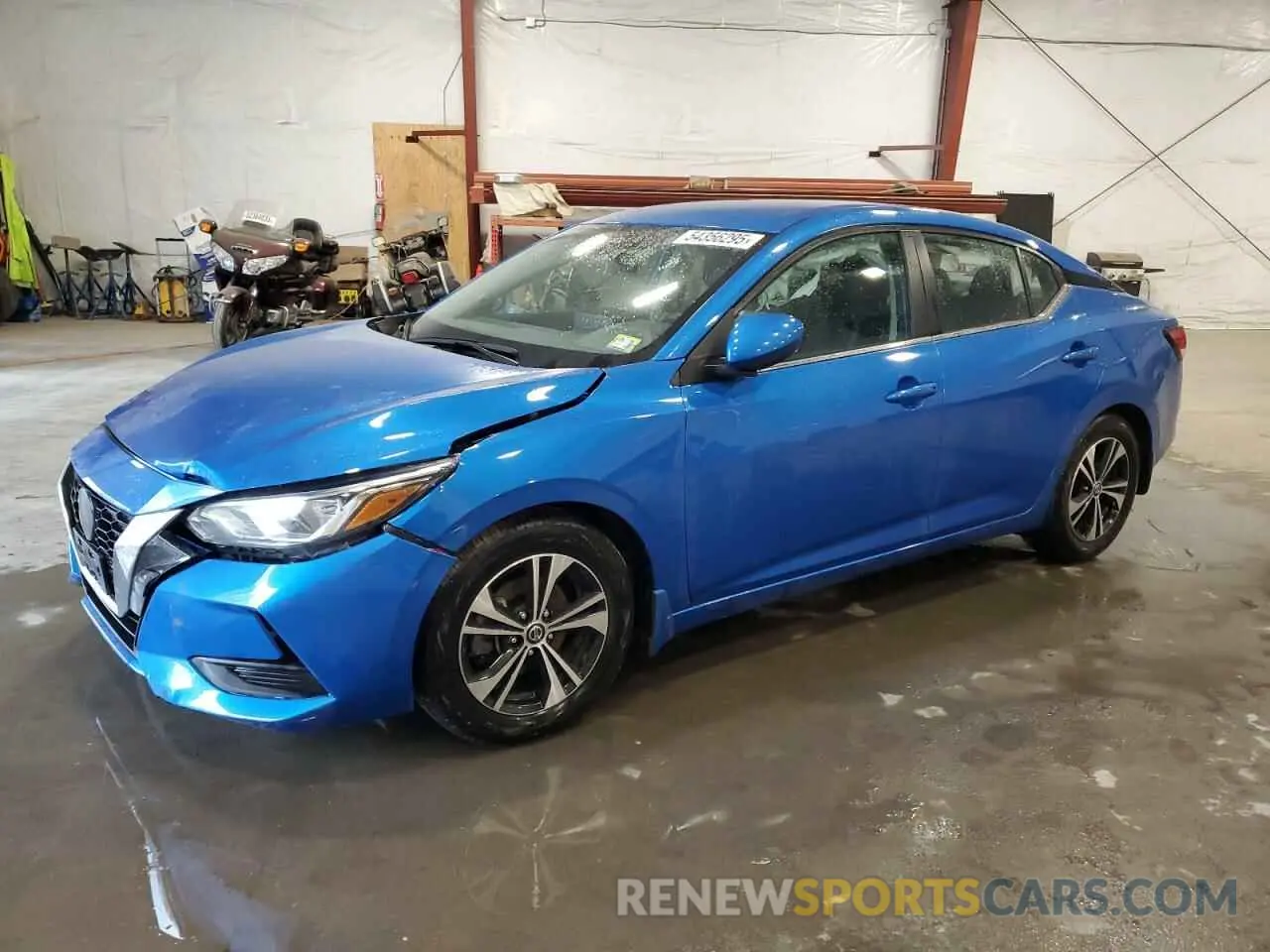 1 Photograph of a damaged car 3N1AB8CV8NY246492 NISSAN SENTRA 2022