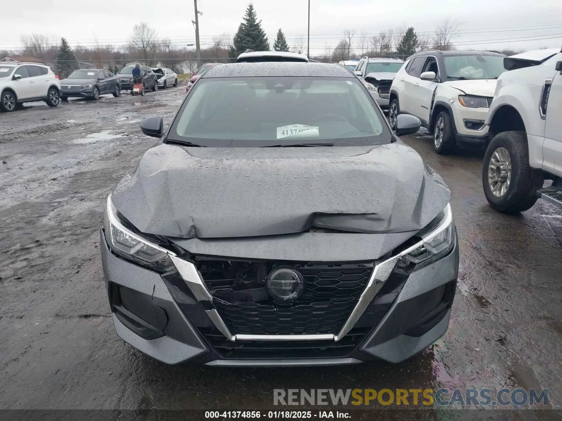 12 Photograph of a damaged car 3N1AB8CV8NY248145 NISSAN SENTRA 2022