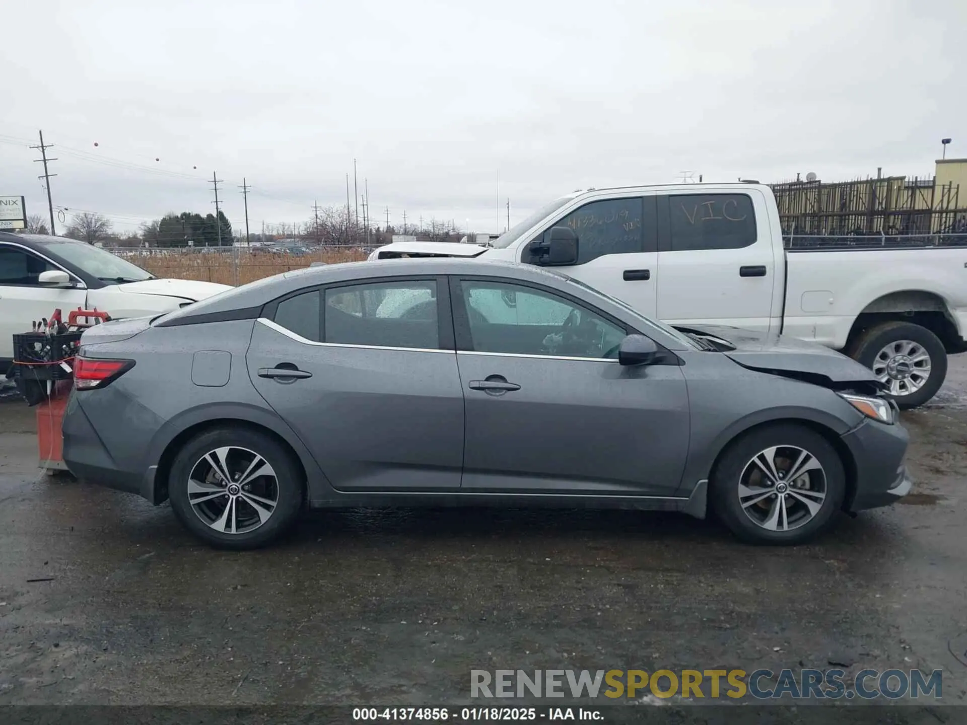 13 Photograph of a damaged car 3N1AB8CV8NY248145 NISSAN SENTRA 2022