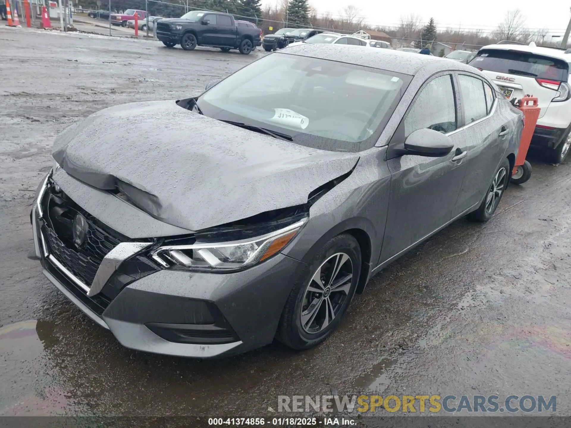 2 Photograph of a damaged car 3N1AB8CV8NY248145 NISSAN SENTRA 2022