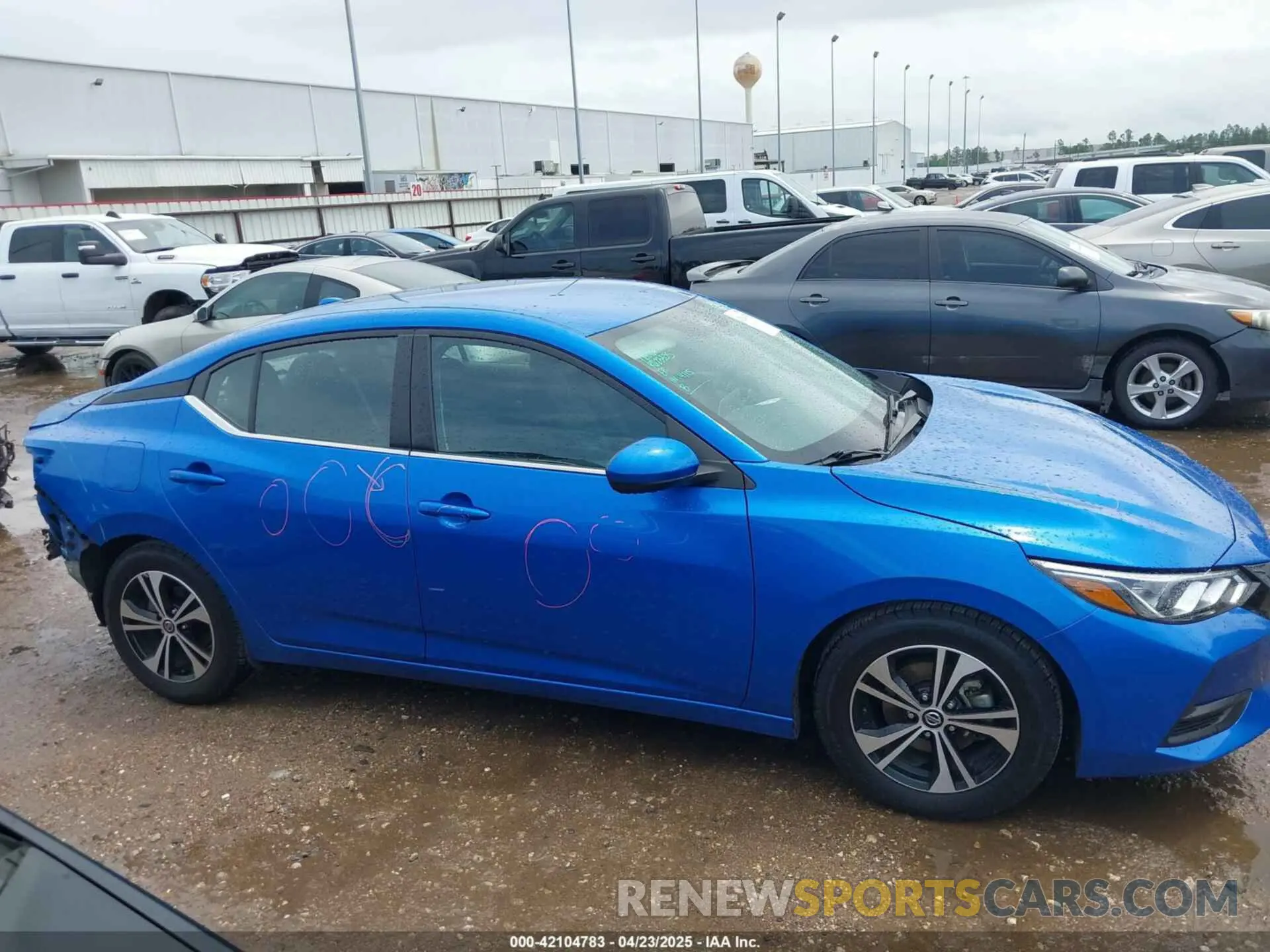 13 Photograph of a damaged car 3N1AB8CV8NY256729 NISSAN SENTRA 2022