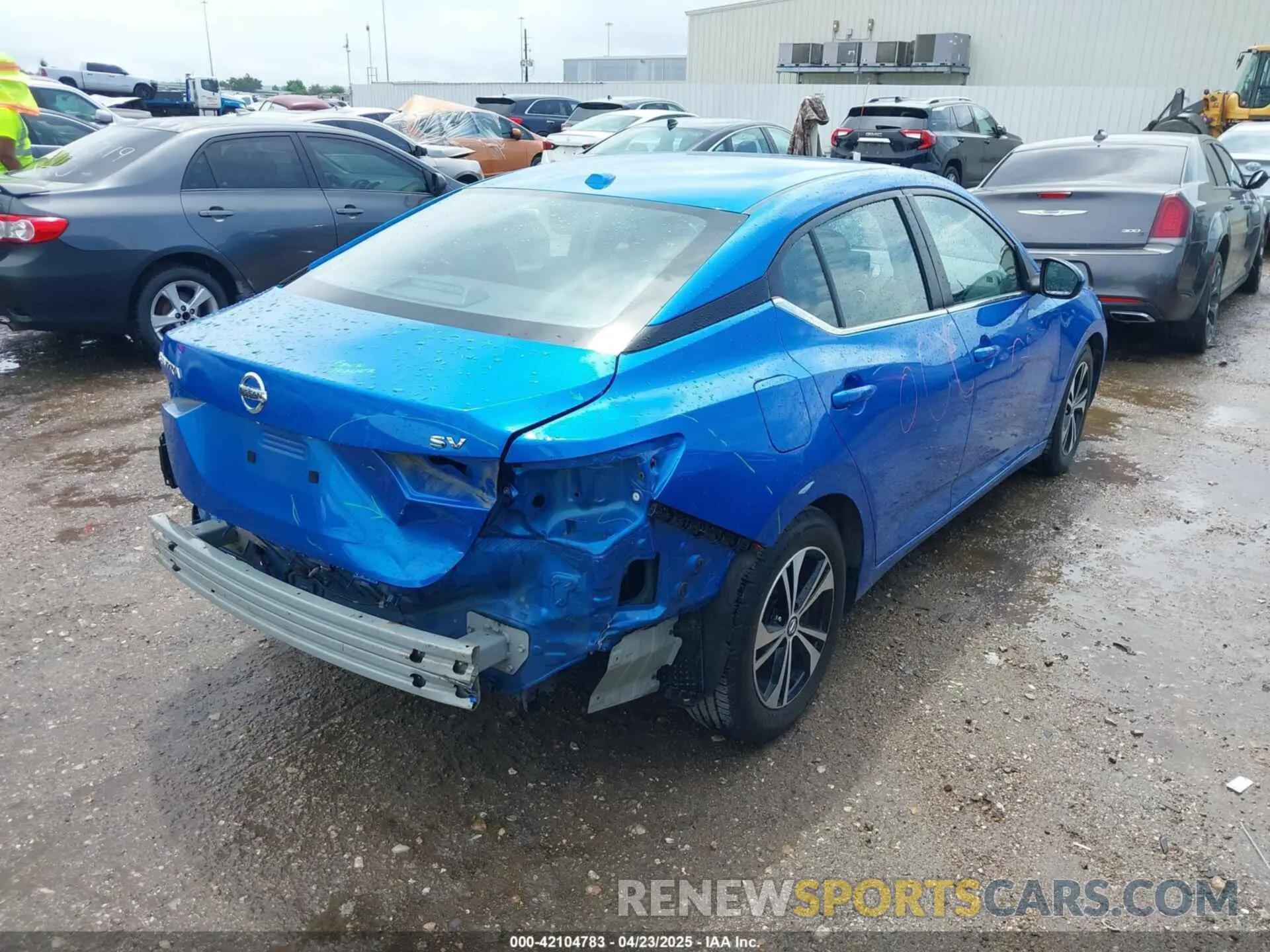 4 Photograph of a damaged car 3N1AB8CV8NY256729 NISSAN SENTRA 2022