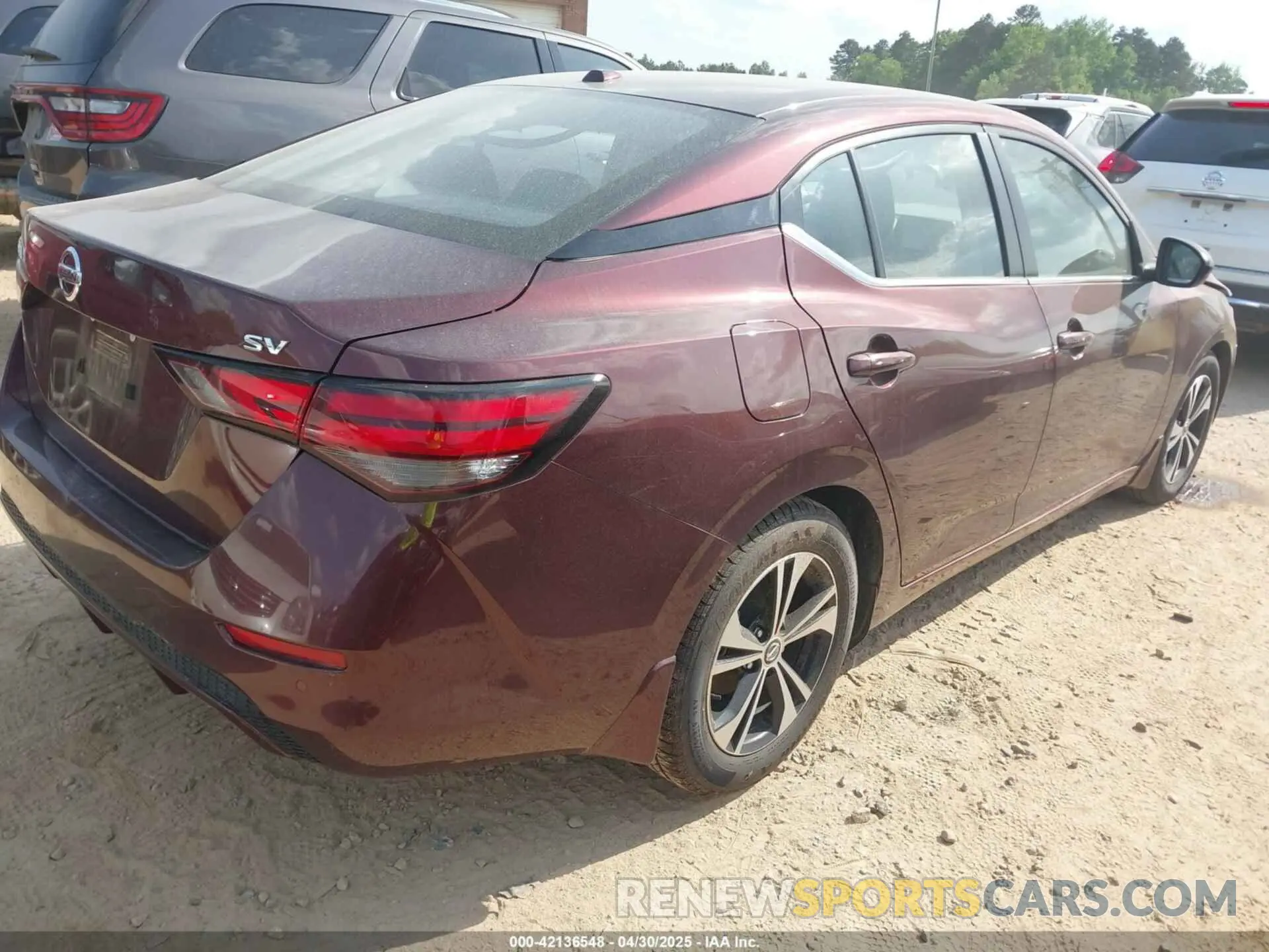 4 Photograph of a damaged car 3N1AB8CV8NY261686 NISSAN SENTRA 2022