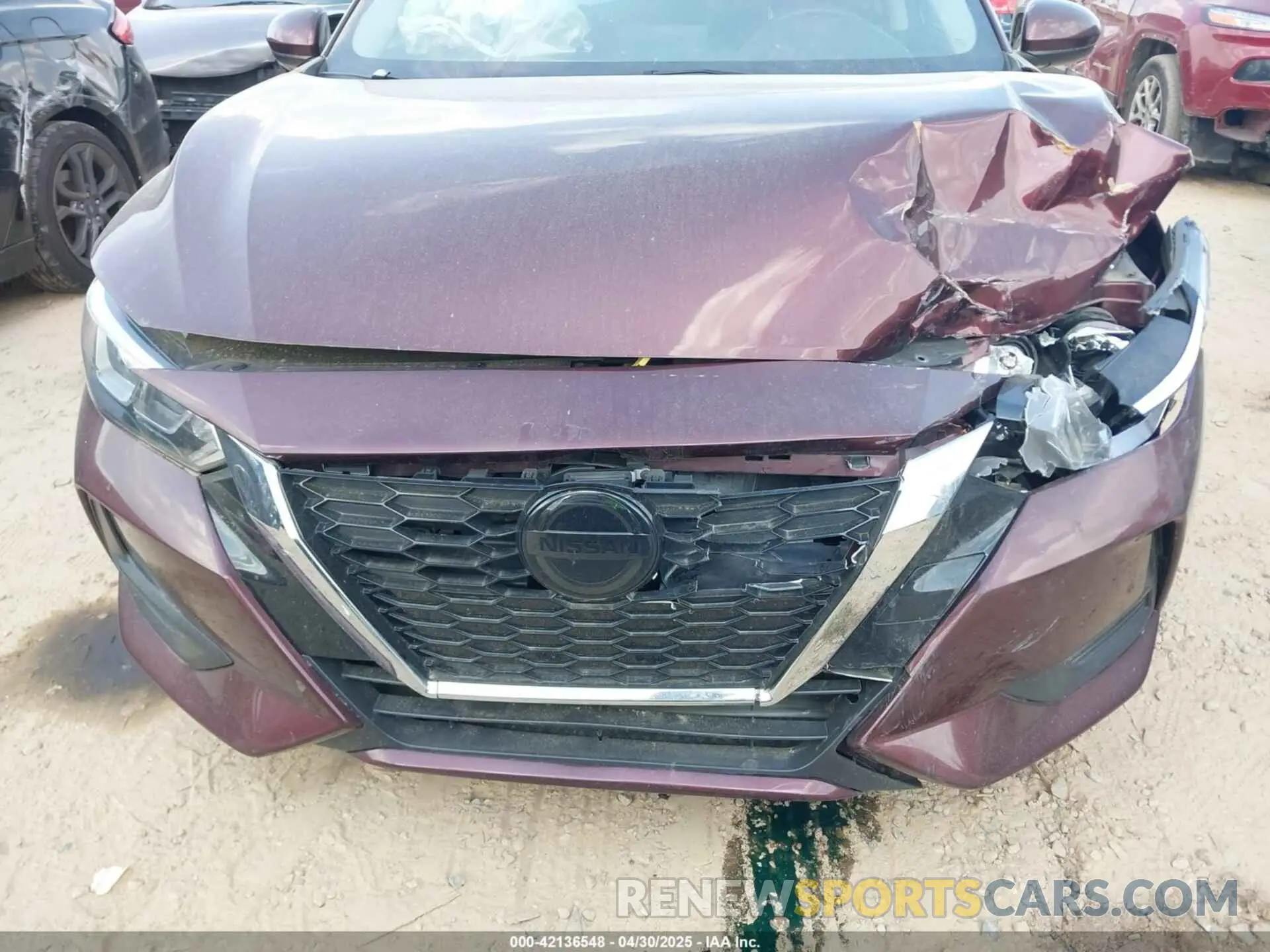 6 Photograph of a damaged car 3N1AB8CV8NY261686 NISSAN SENTRA 2022