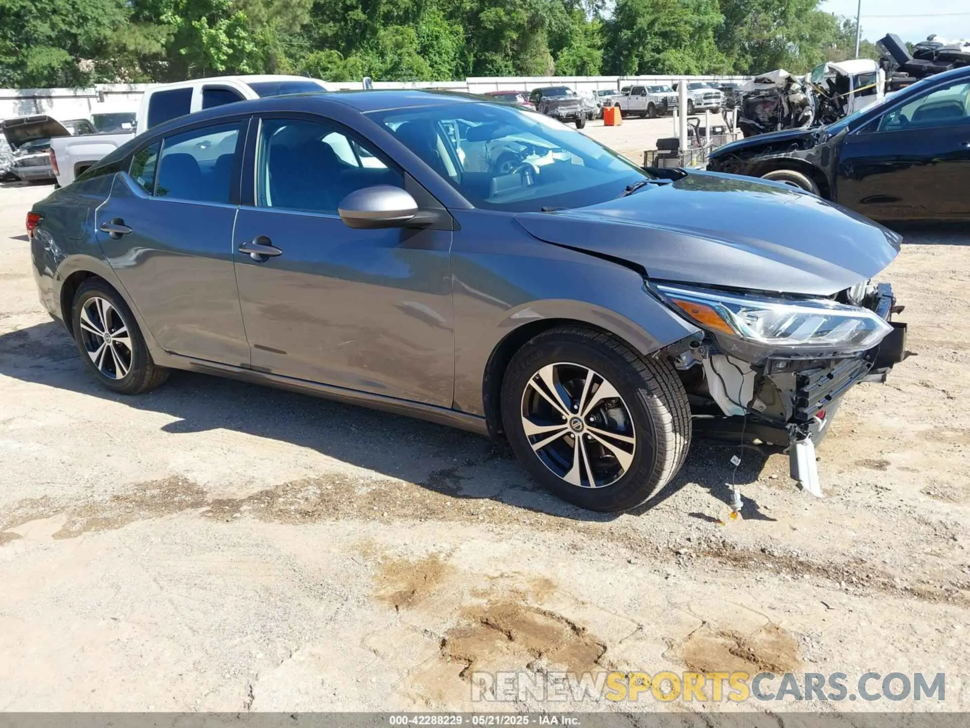 1 Photograph of a damaged car 3N1AB8CV8NY265236 NISSAN SENTRA 2022