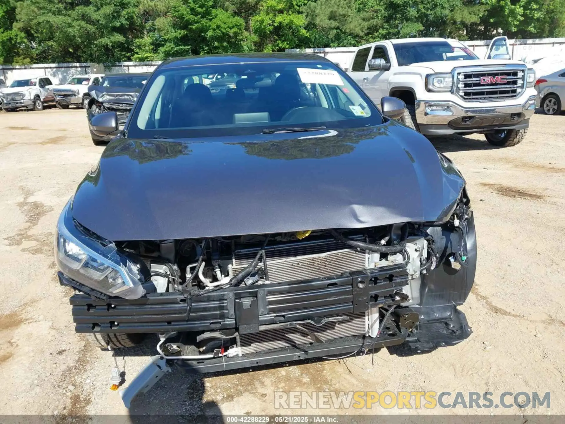 13 Photograph of a damaged car 3N1AB8CV8NY265236 NISSAN SENTRA 2022