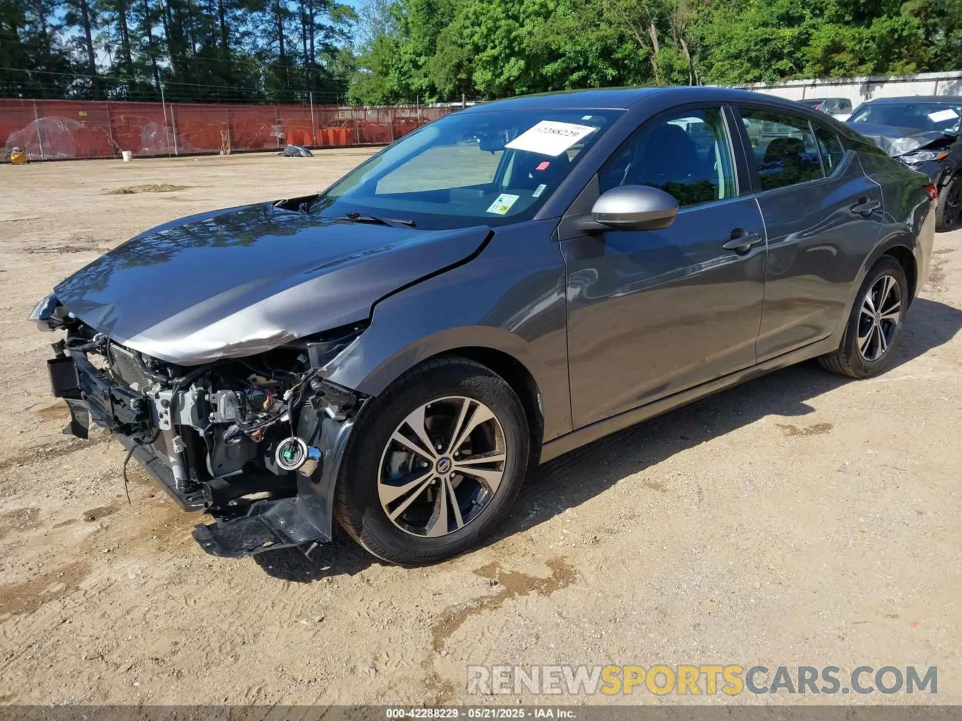 2 Photograph of a damaged car 3N1AB8CV8NY265236 NISSAN SENTRA 2022