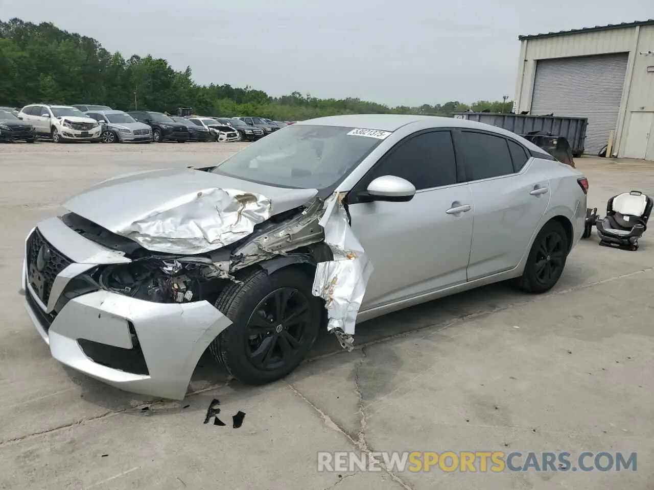1 Photograph of a damaged car 3N1AB8CV8NY273417 NISSAN SENTRA 2022