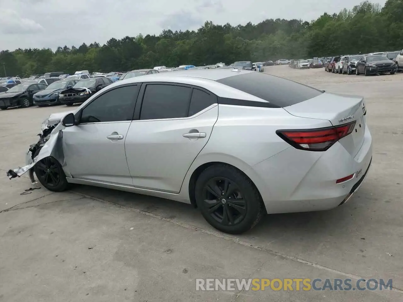 2 Photograph of a damaged car 3N1AB8CV8NY273417 NISSAN SENTRA 2022