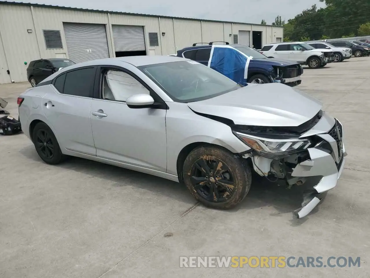 4 Photograph of a damaged car 3N1AB8CV8NY273417 NISSAN SENTRA 2022