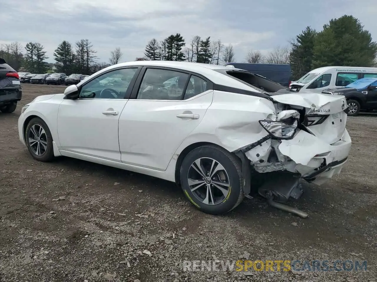 2 Photograph of a damaged car 3N1AB8CV8NY274003 NISSAN SENTRA 2022