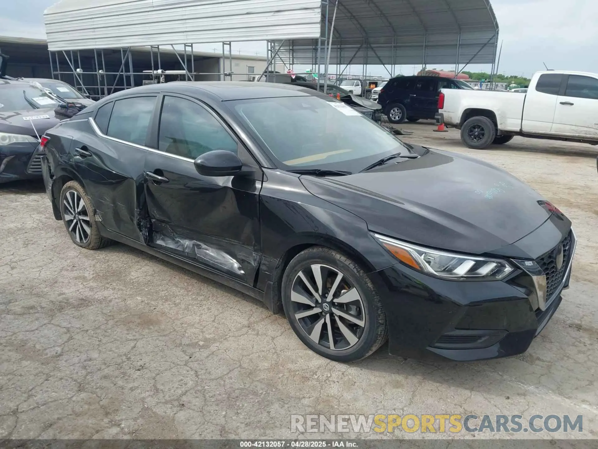 1 Photograph of a damaged car 3N1AB8CV8NY279623 NISSAN SENTRA 2022