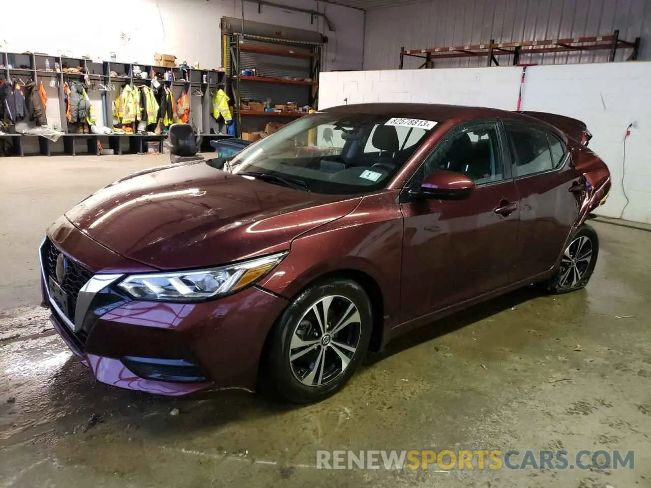1 Photograph of a damaged car 3N1AB8CV8NY300423 NISSAN SENTRA 2022