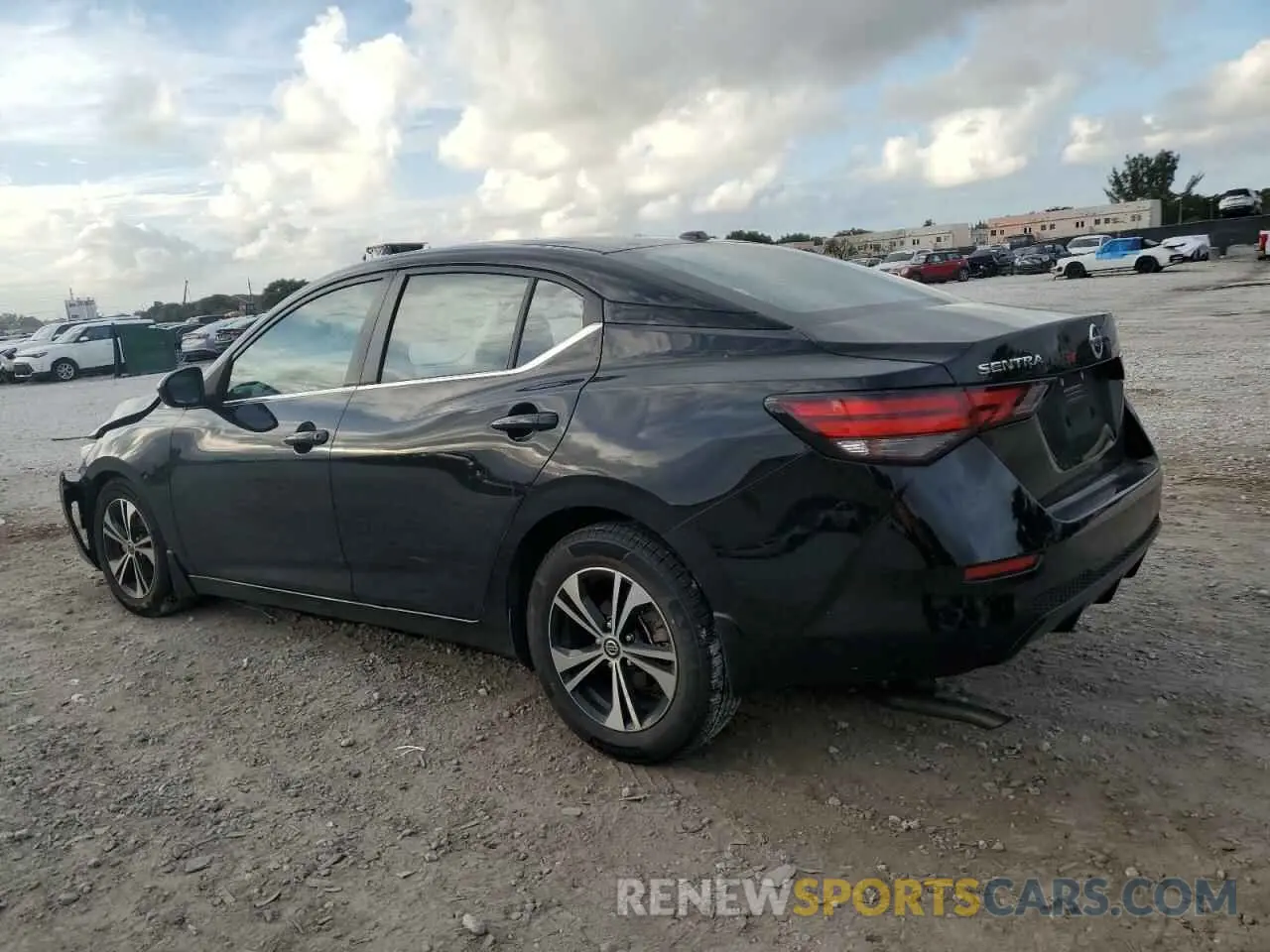 2 Photograph of a damaged car 3N1AB8CV8NY304231 NISSAN SENTRA 2022