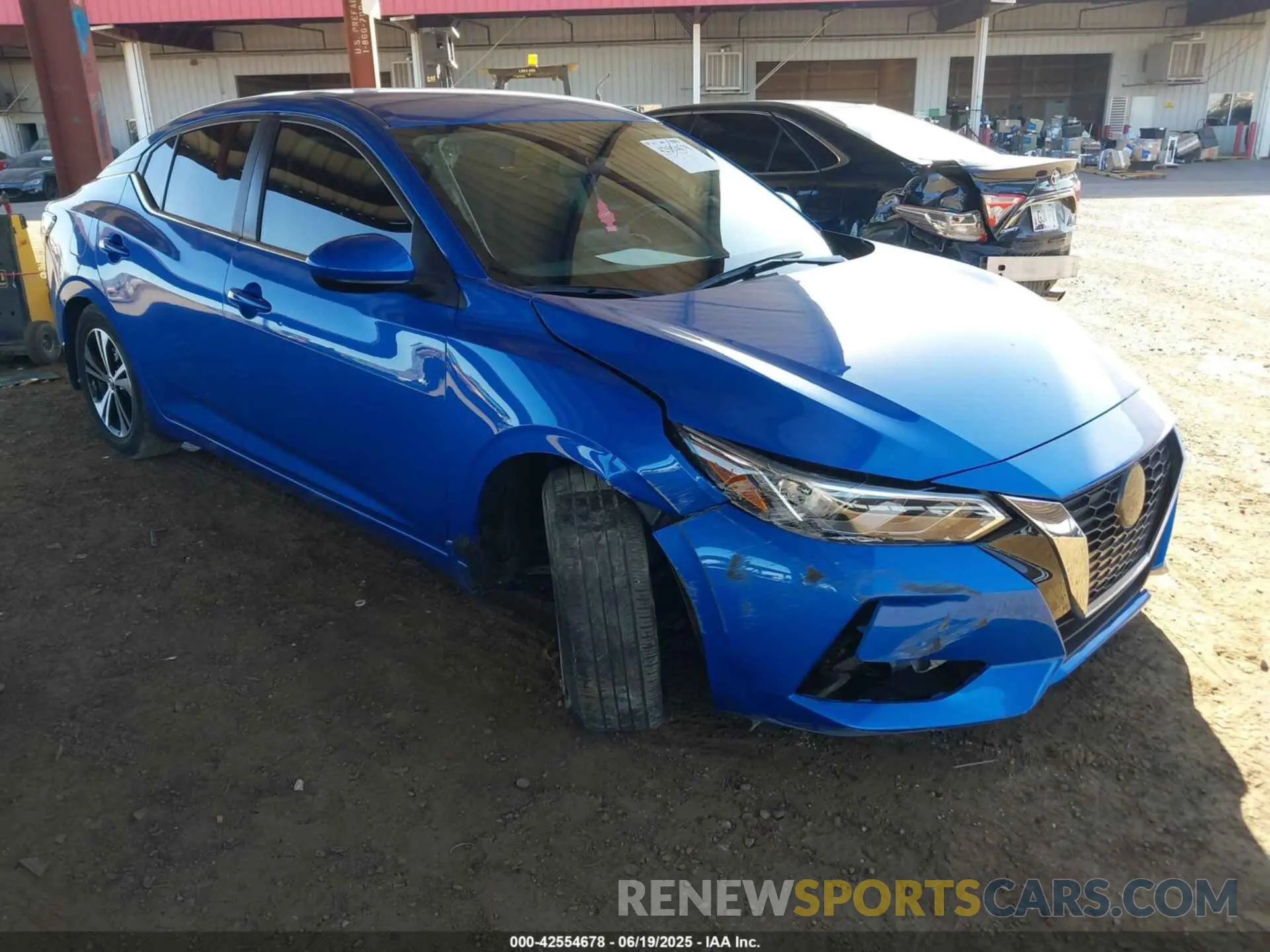 1 Photograph of a damaged car 3N1AB8CV8NY306111 NISSAN SENTRA 2022