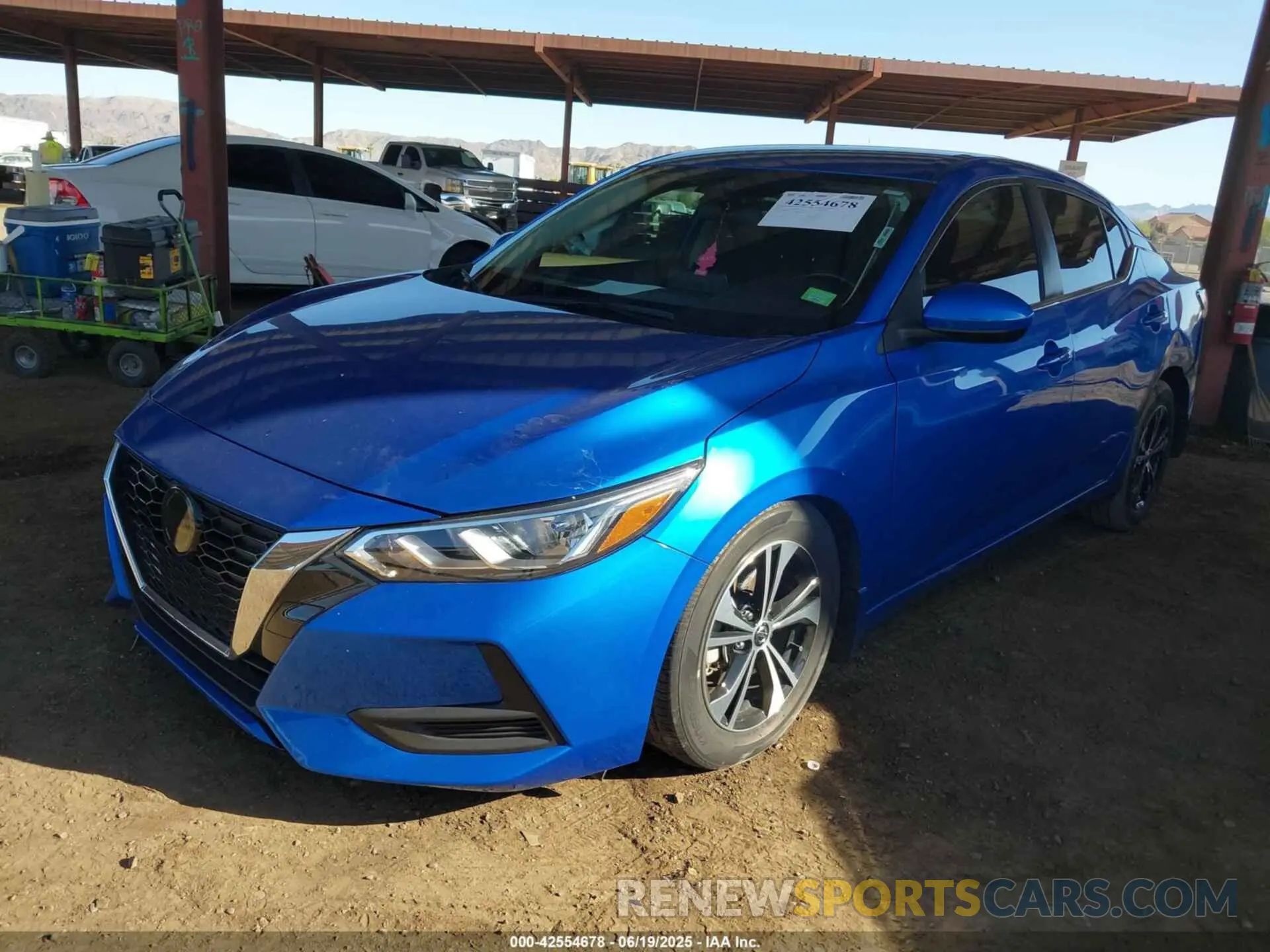 2 Photograph of a damaged car 3N1AB8CV8NY306111 NISSAN SENTRA 2022