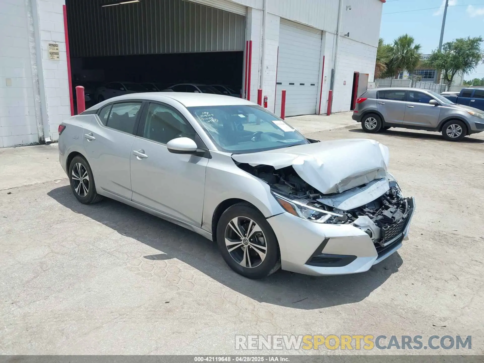 1 Photograph of a damaged car 3N1AB8CV8NY316833 NISSAN SENTRA 2022