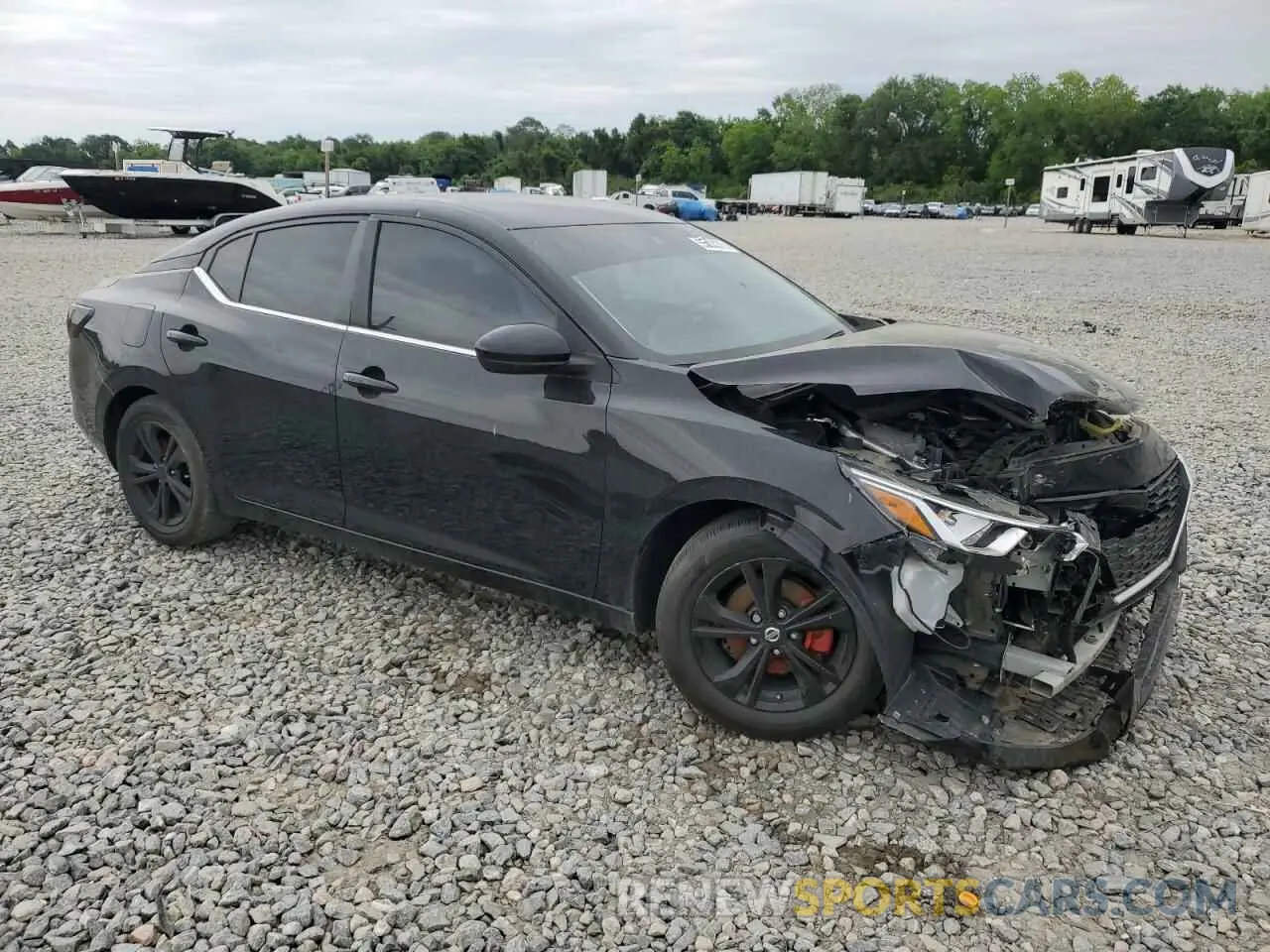 4 Photograph of a damaged car 3N1AB8CV8NY316962 NISSAN SENTRA 2022
