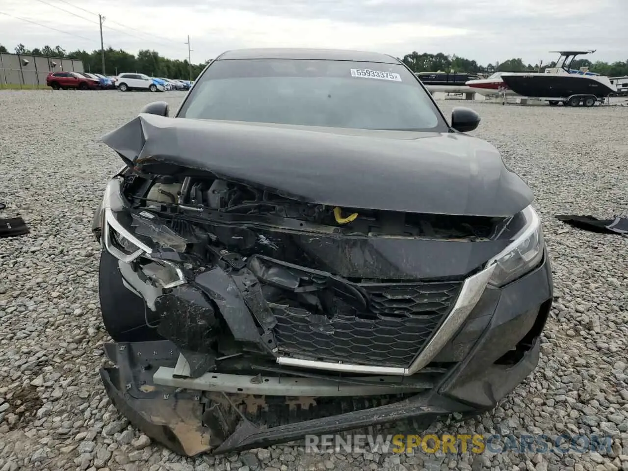 5 Photograph of a damaged car 3N1AB8CV8NY316962 NISSAN SENTRA 2022