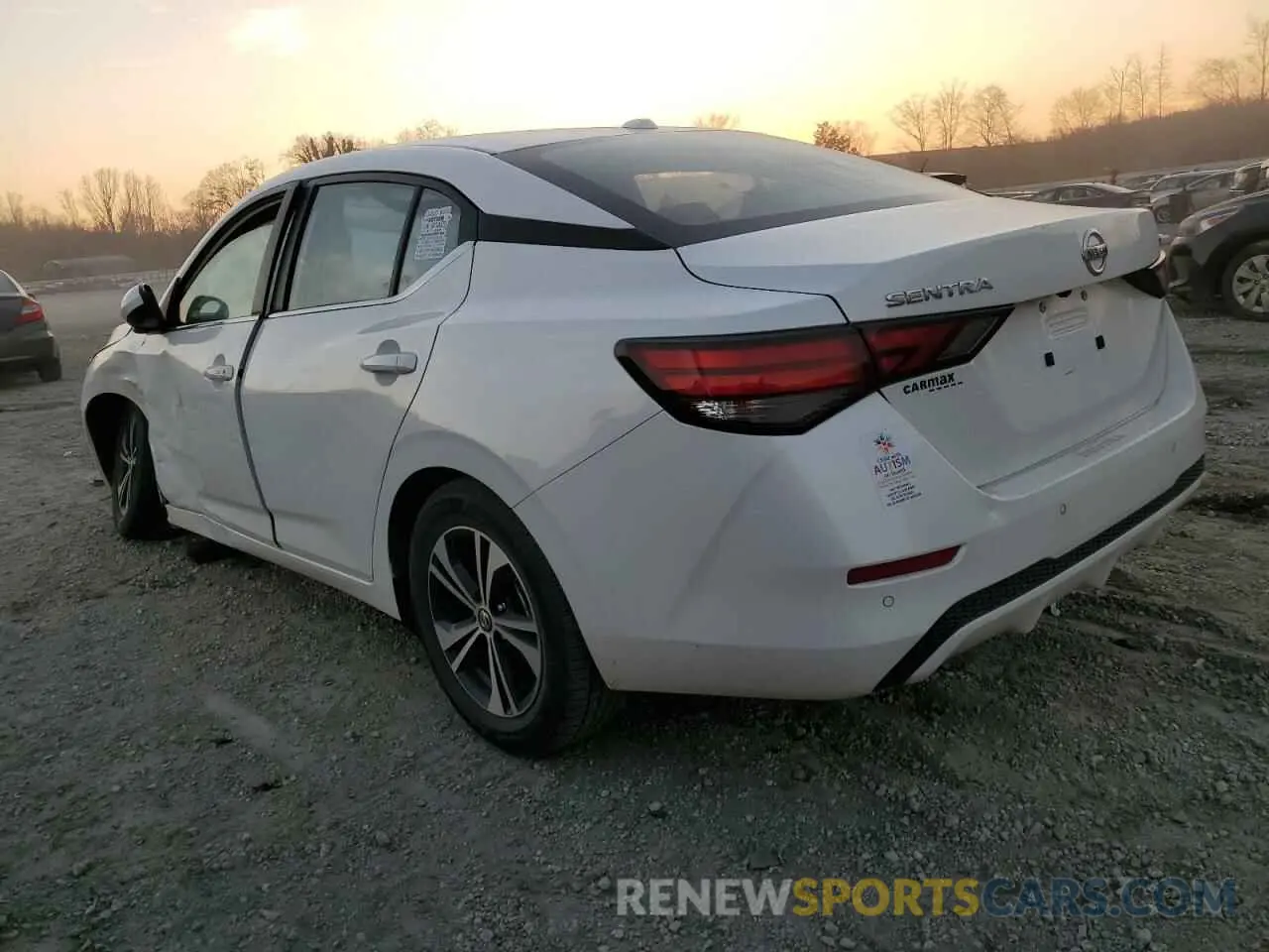 2 Photograph of a damaged car 3N1AB8CV8NY317271 NISSAN SENTRA 2022