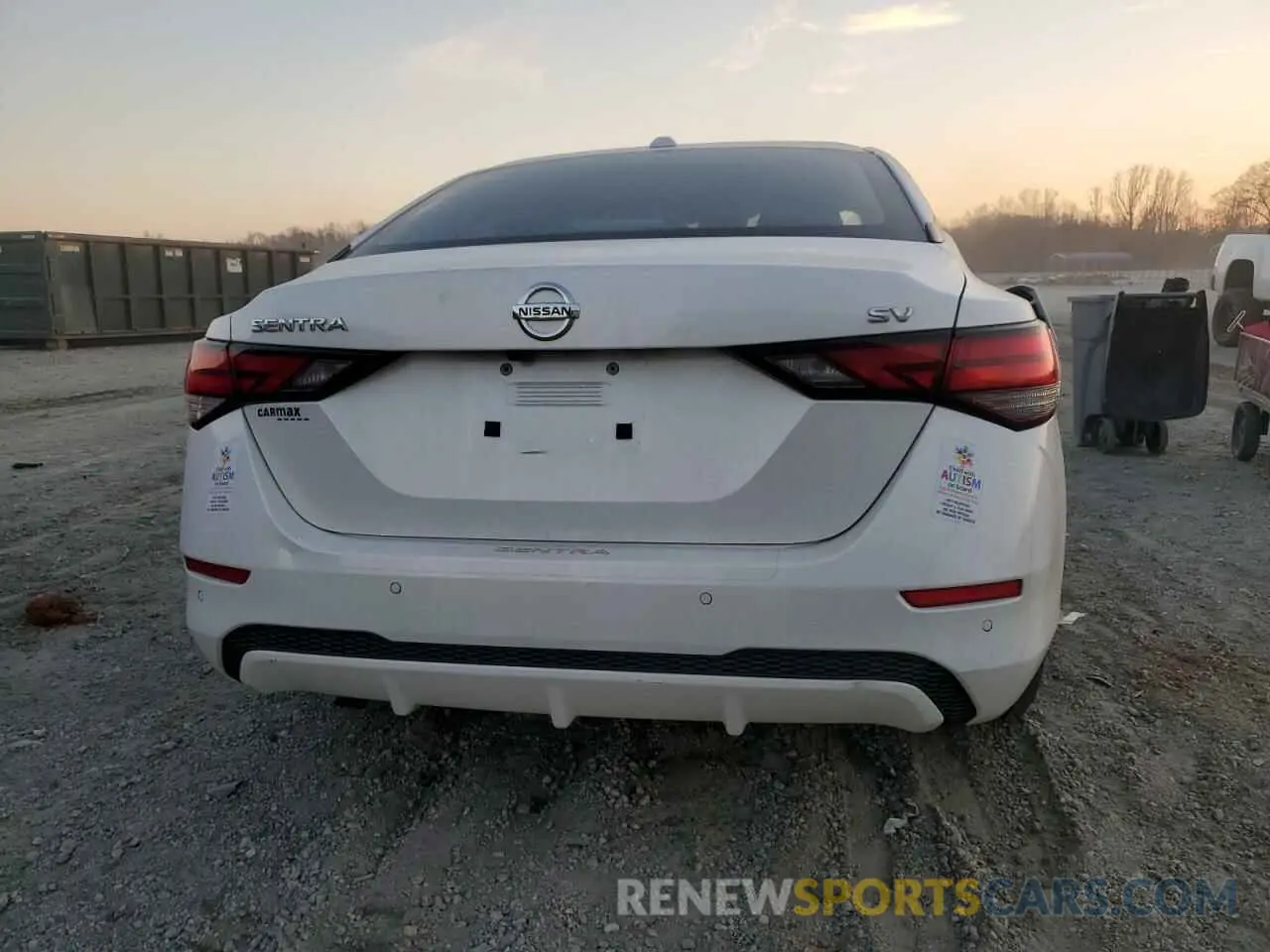 6 Photograph of a damaged car 3N1AB8CV8NY317271 NISSAN SENTRA 2022