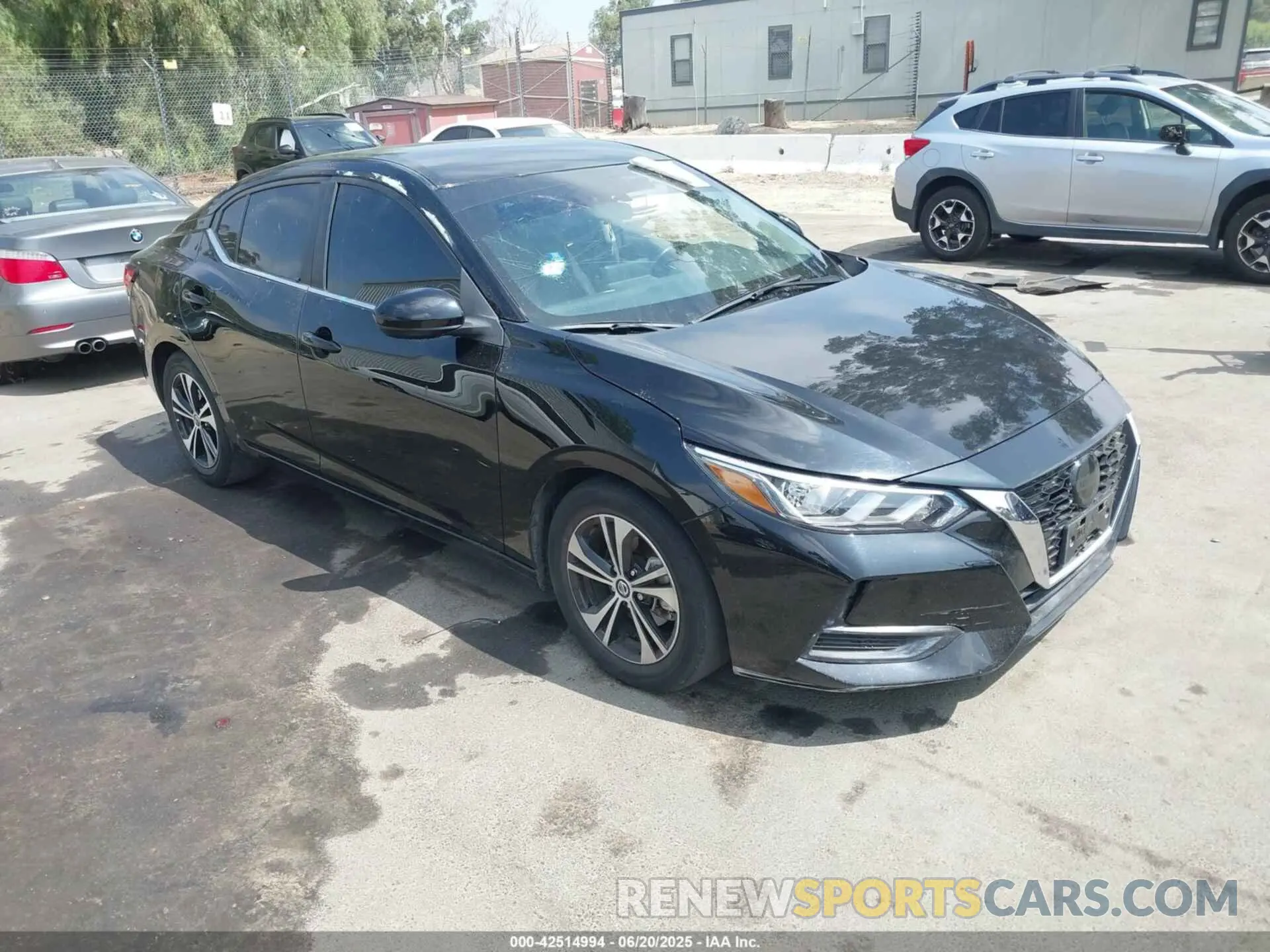 1 Photograph of a damaged car 3N1AB8CV8NY321207 NISSAN SENTRA 2022