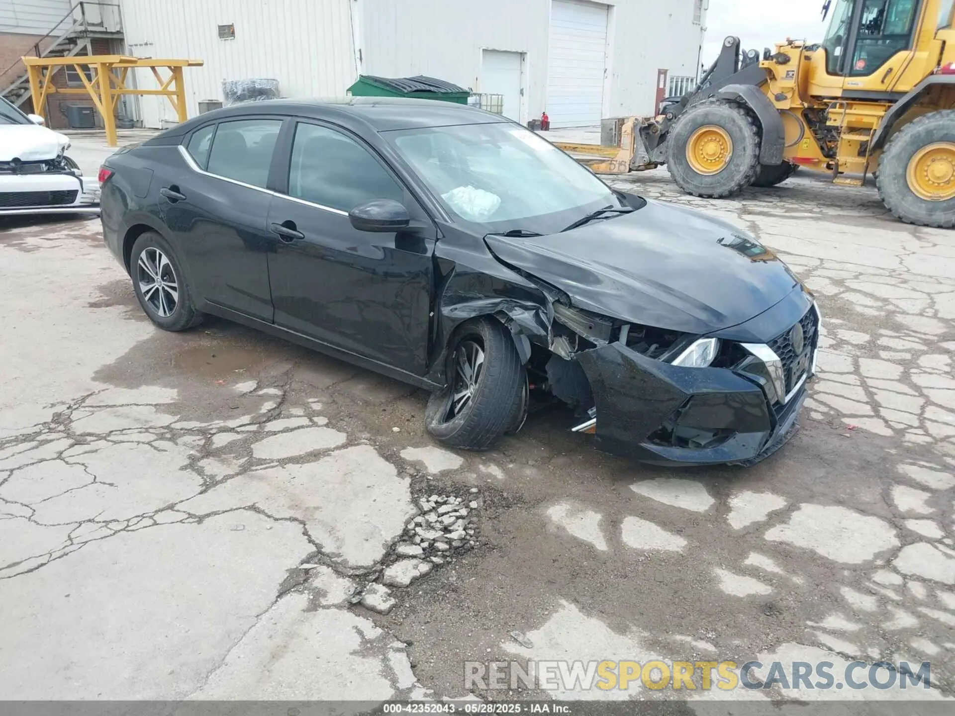1 Photograph of a damaged car 3N1AB8CV9NY203411 NISSAN SENTRA 2022