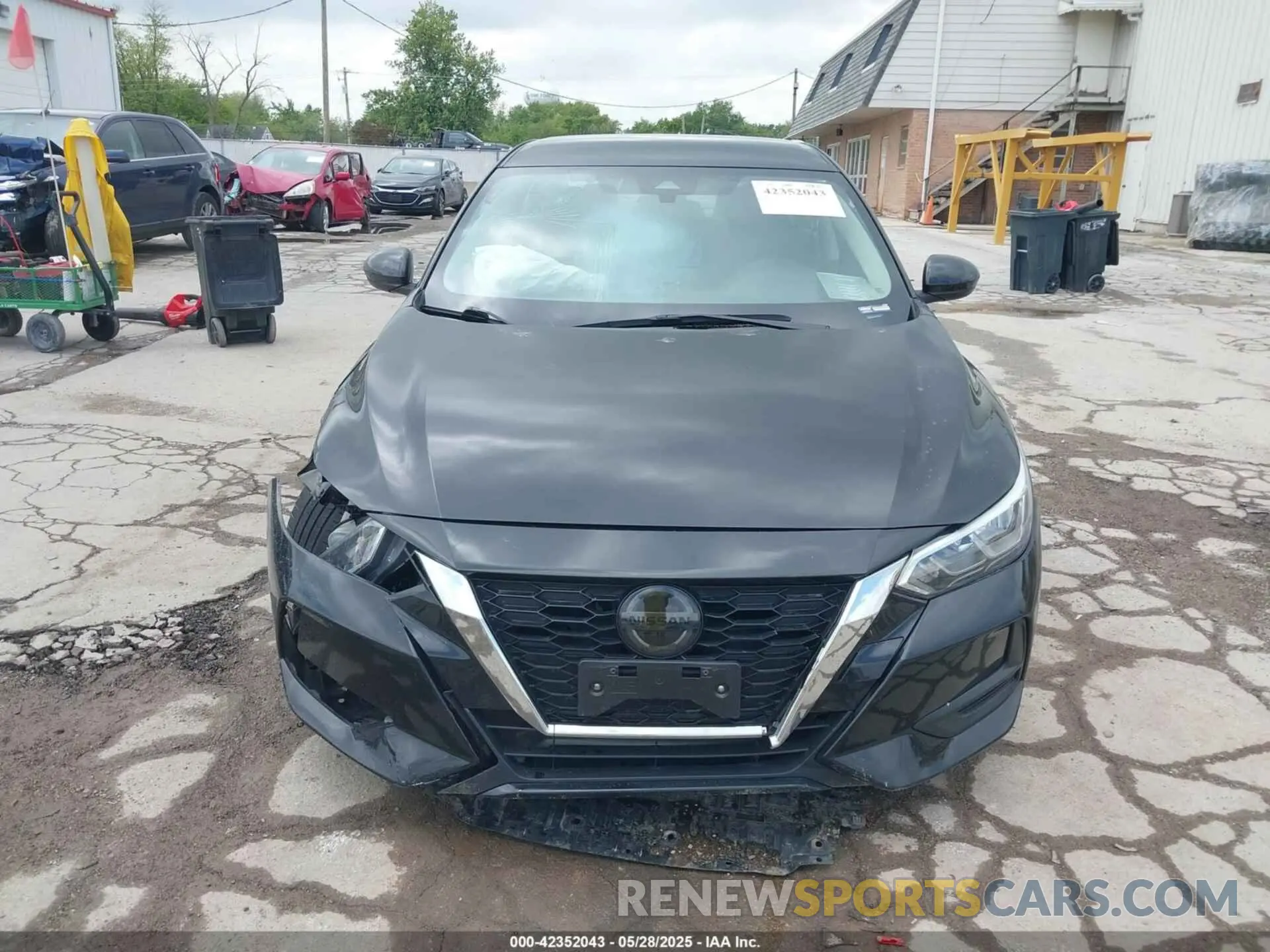 12 Photograph of a damaged car 3N1AB8CV9NY203411 NISSAN SENTRA 2022
