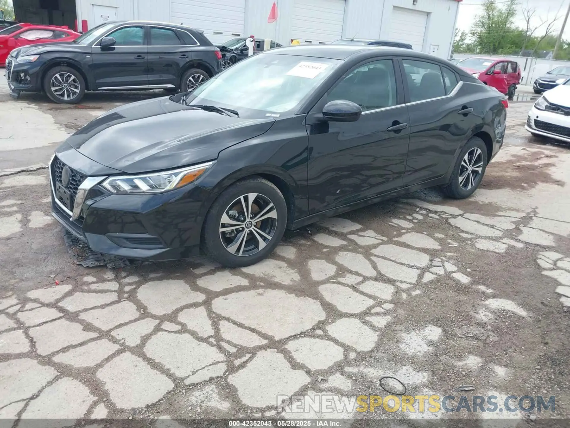 2 Photograph of a damaged car 3N1AB8CV9NY203411 NISSAN SENTRA 2022