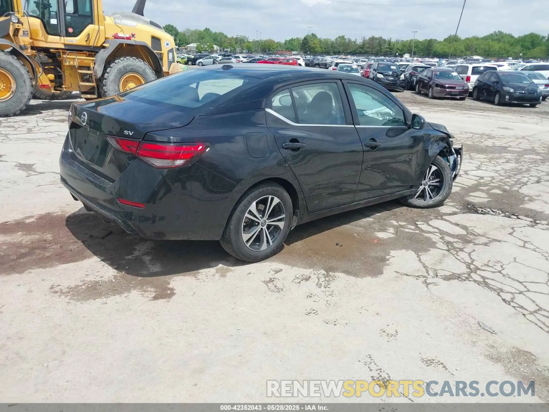 4 Photograph of a damaged car 3N1AB8CV9NY203411 NISSAN SENTRA 2022