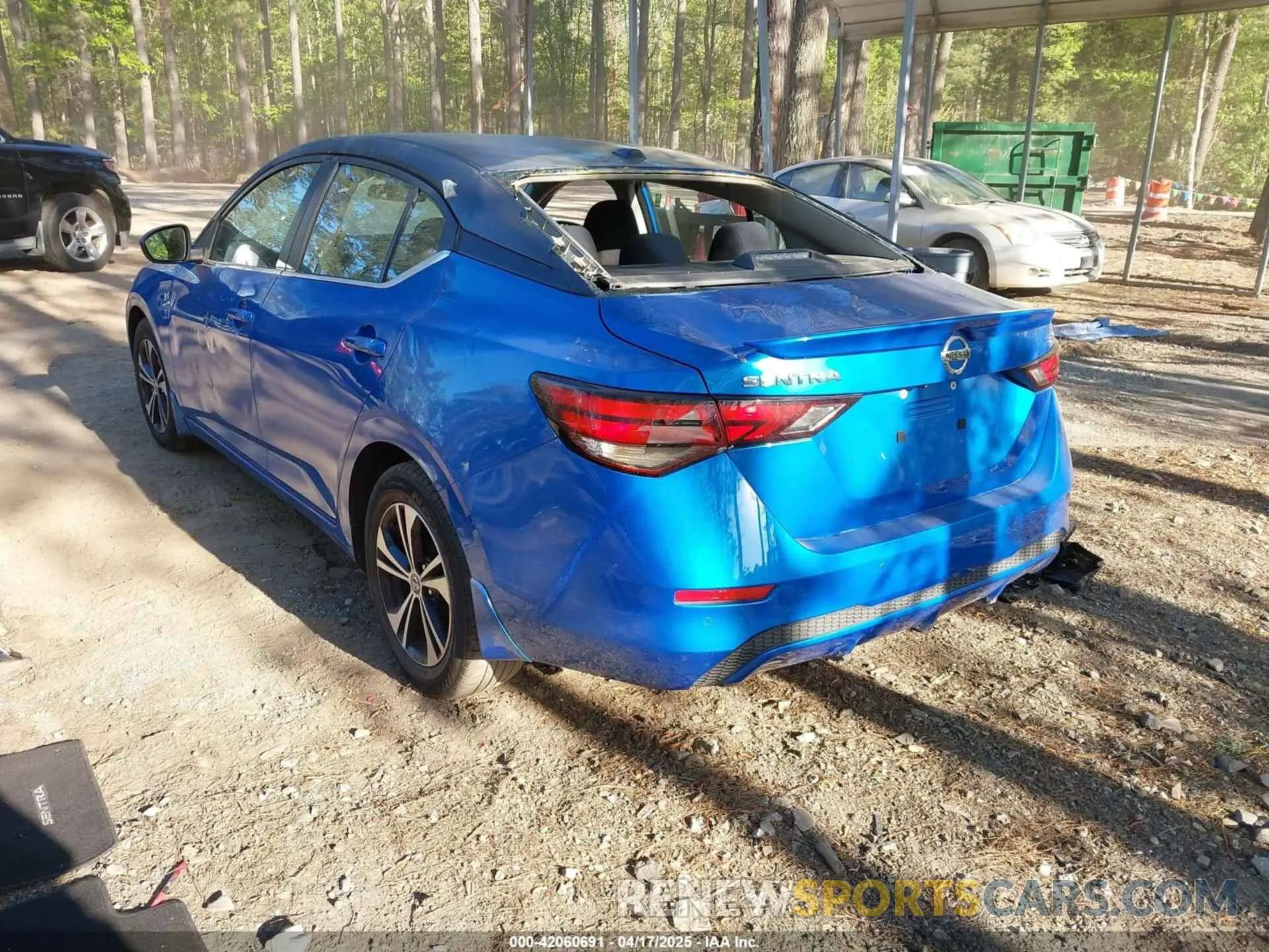3 Photograph of a damaged car 3N1AB8CV9NY203912 NISSAN SENTRA 2022