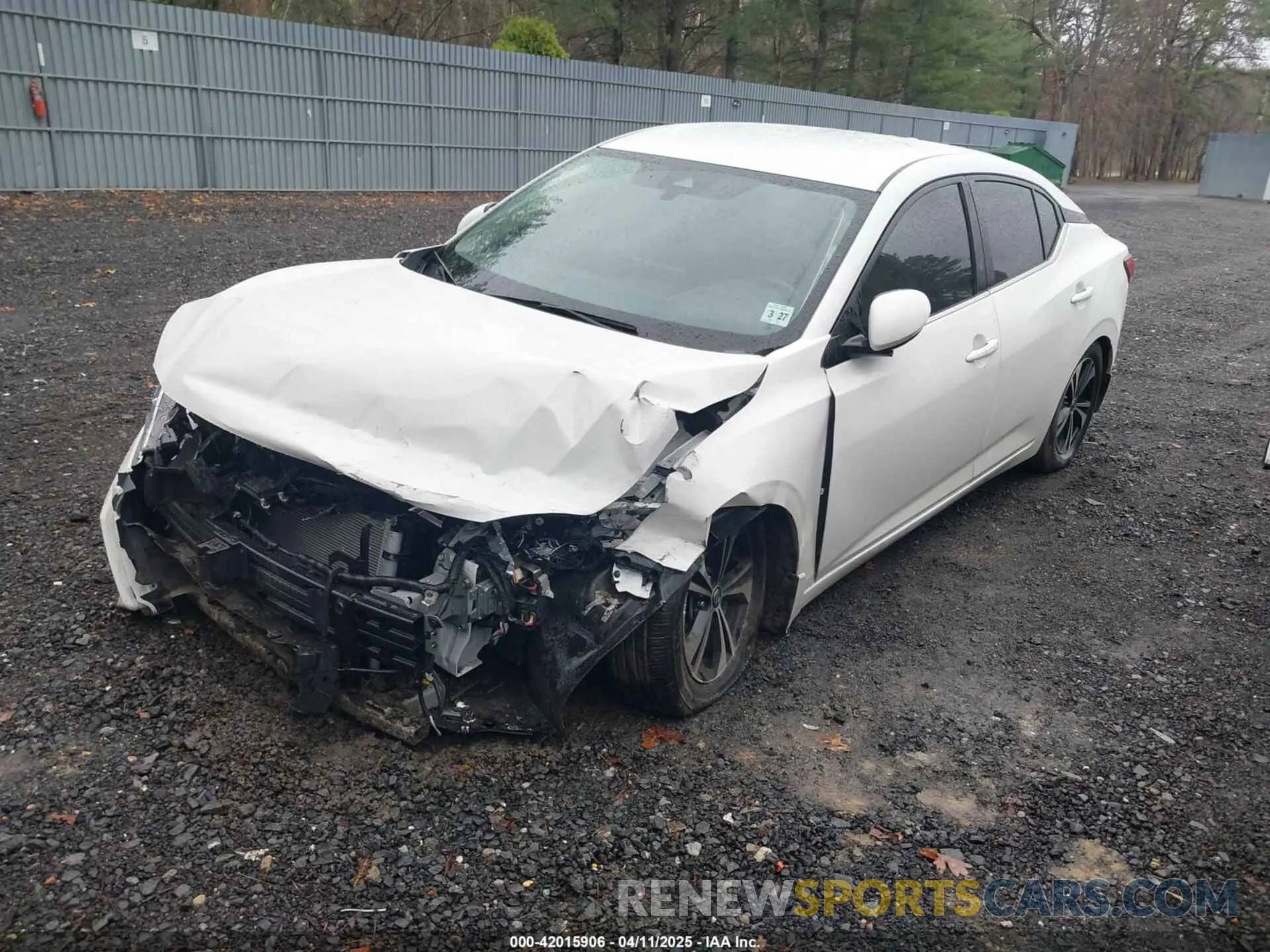 2 Photograph of a damaged car 3N1AB8CV9NY231497 NISSAN SENTRA 2022