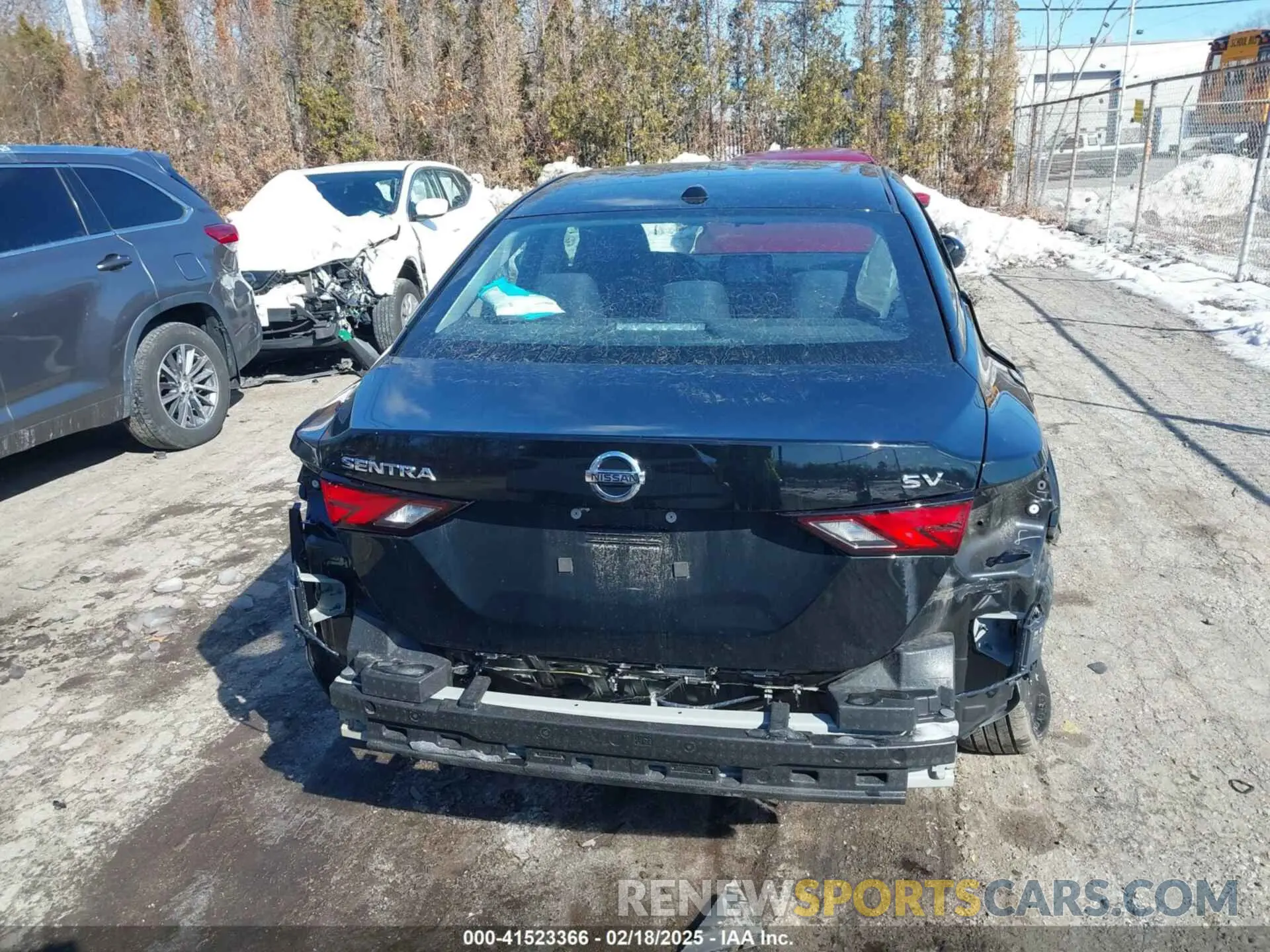 17 Photograph of a damaged car 3N1AB8CV9NY235680 NISSAN SENTRA 2022