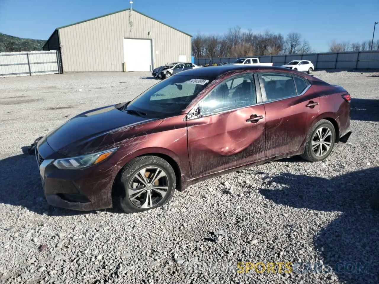 1 Photograph of a damaged car 3N1AB8CV9NY237171 NISSAN SENTRA 2022