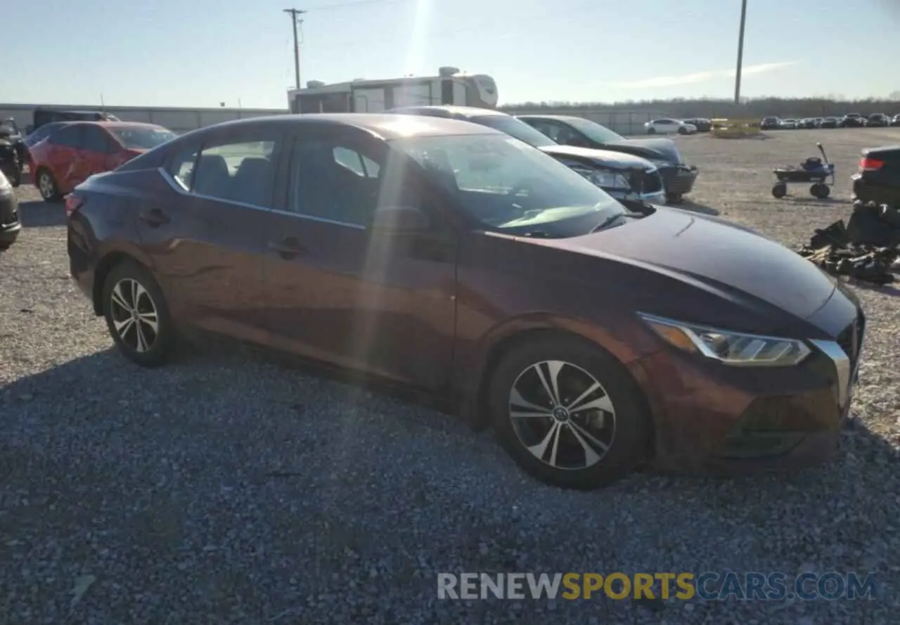 4 Photograph of a damaged car 3N1AB8CV9NY237171 NISSAN SENTRA 2022