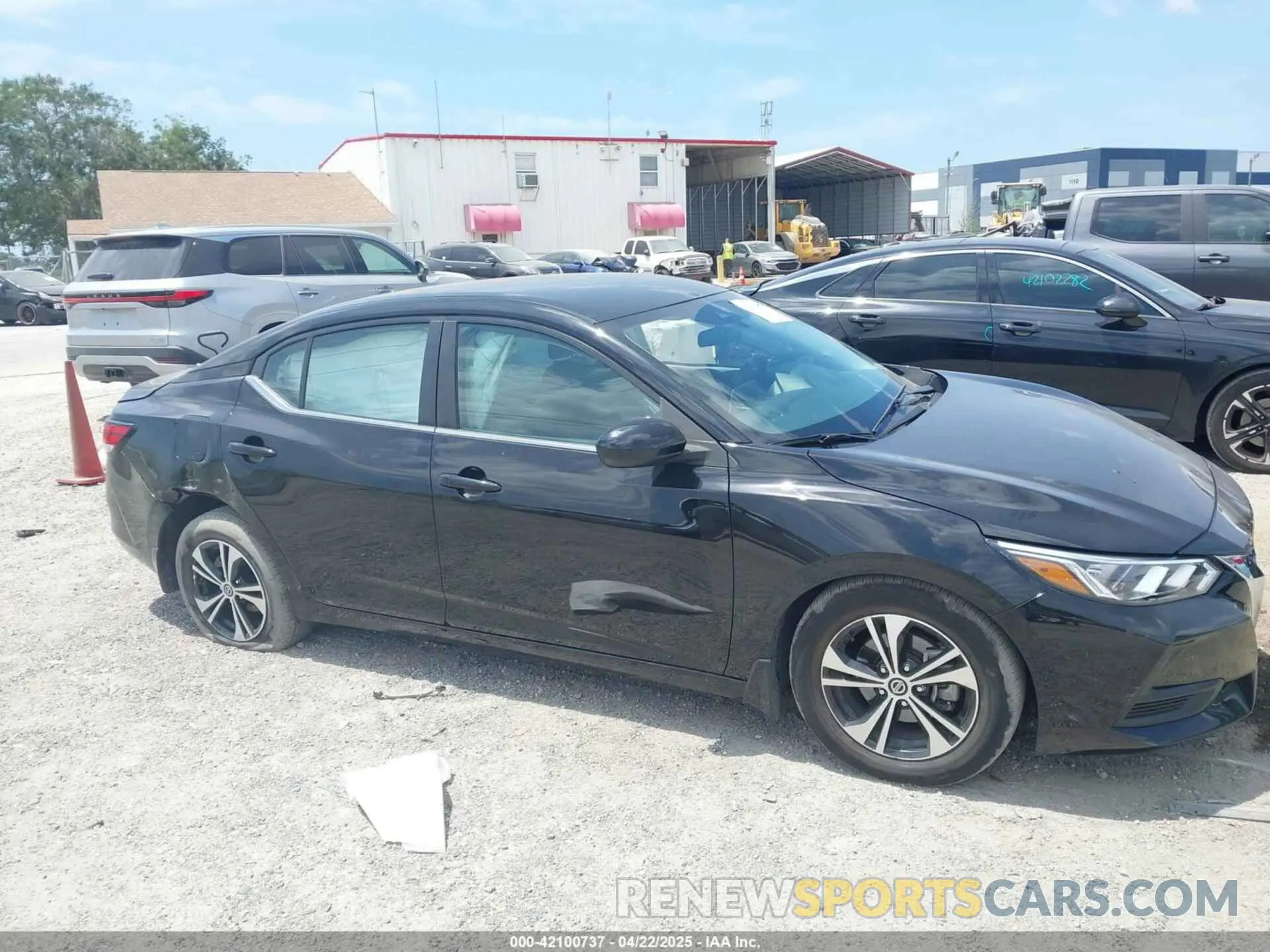 12 Photograph of a damaged car 3N1AB8CV9NY245898 NISSAN SENTRA 2022