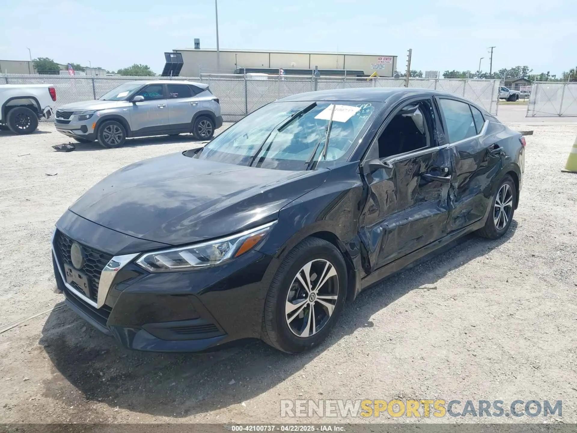 2 Photograph of a damaged car 3N1AB8CV9NY245898 NISSAN SENTRA 2022