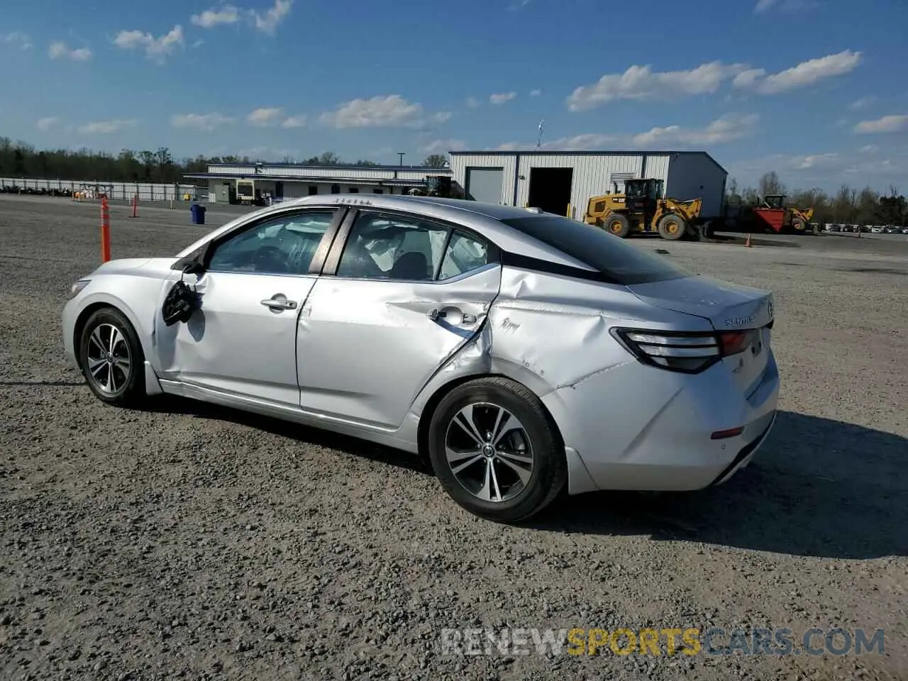2 Photograph of a damaged car 3N1AB8CV9NY246453 NISSAN SENTRA 2022
