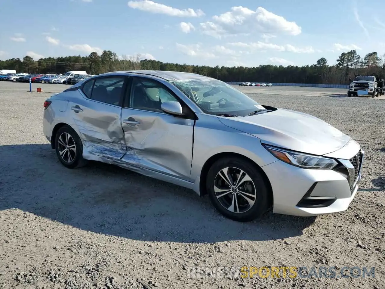 4 Photograph of a damaged car 3N1AB8CV9NY246453 NISSAN SENTRA 2022