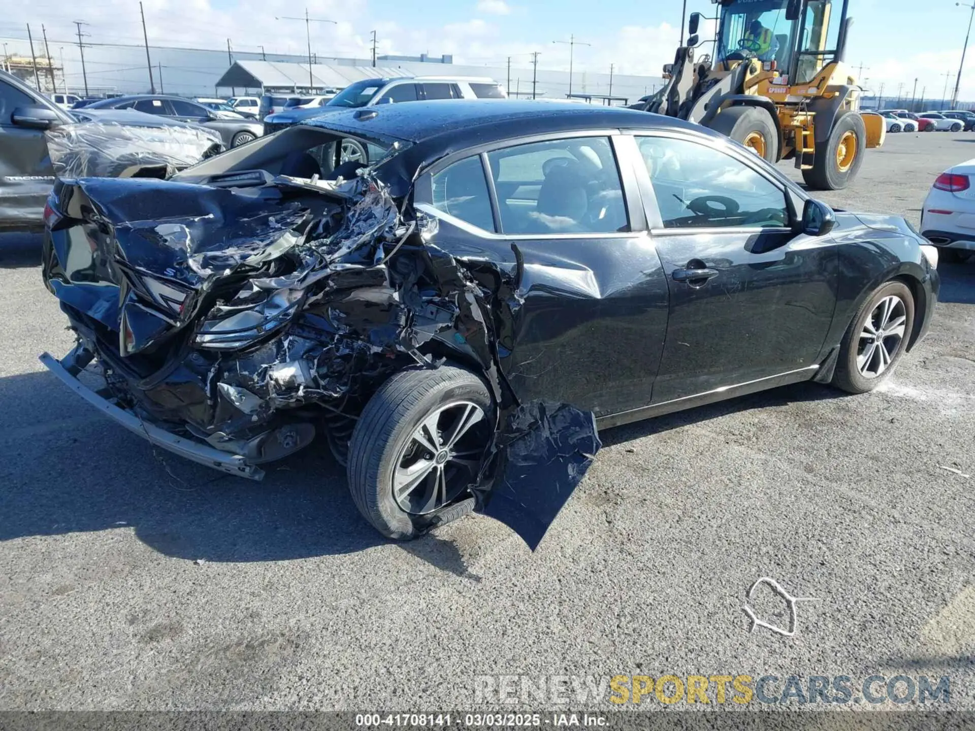 4 Photograph of a damaged car 3N1AB8CV9NY246940 NISSAN SENTRA 2022