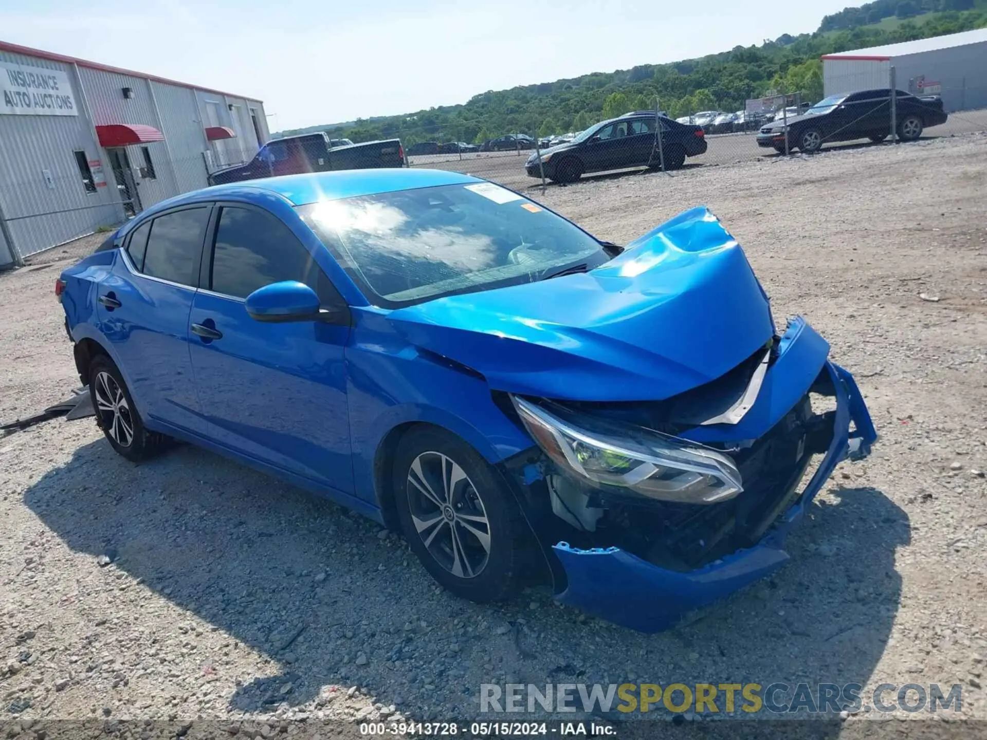 1 Photograph of a damaged car 3N1AB8CV9NY252172 NISSAN SENTRA 2022